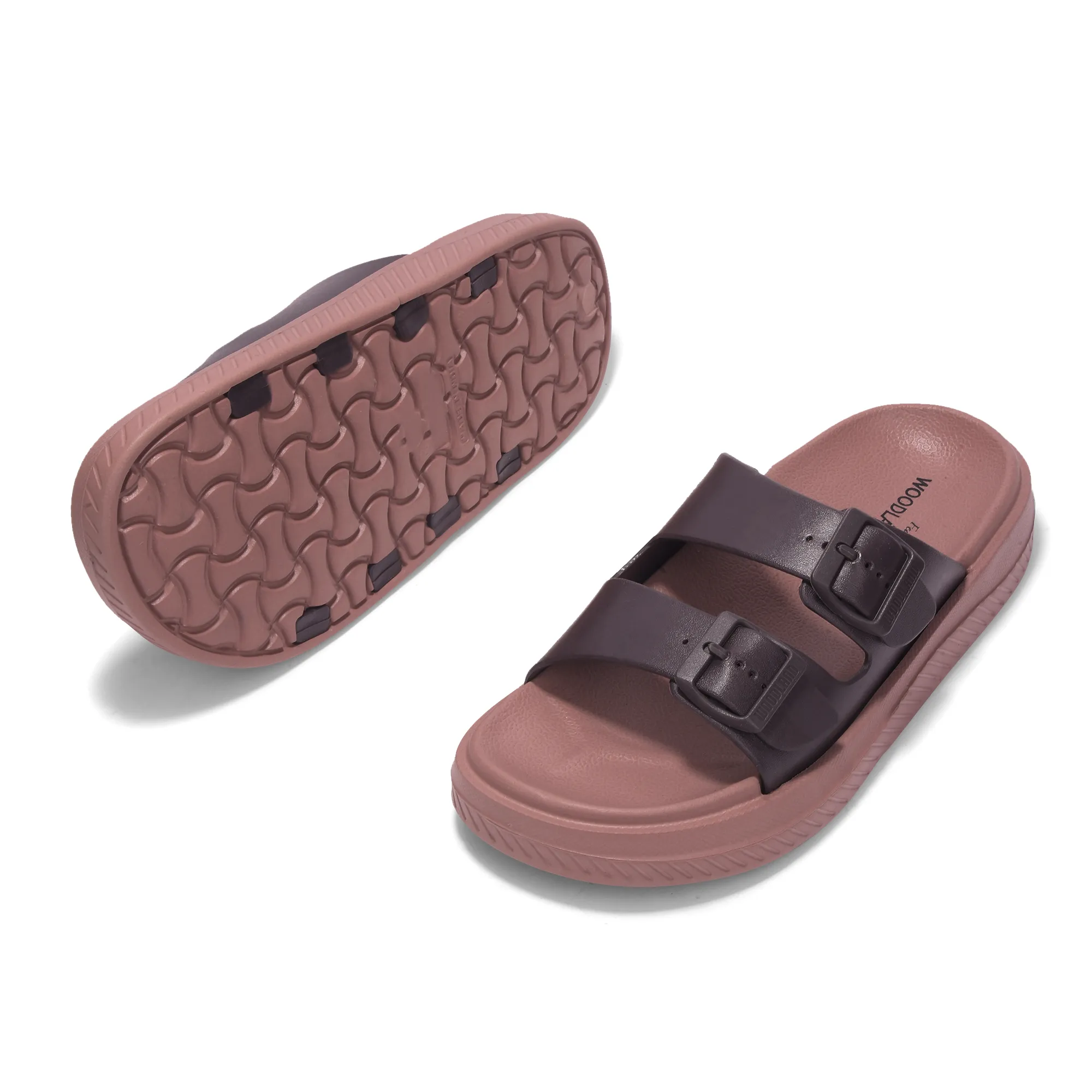 Woodland Men’s Dark Brown Lightweight Daily Slide Slippers - Thumbnail 6