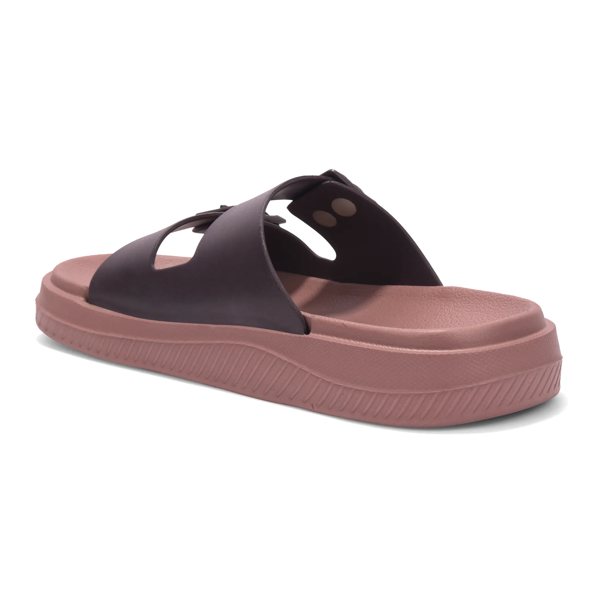 Woodland Men’s Dark Brown Lightweight Daily Slide Slippers - Thumbnail 7