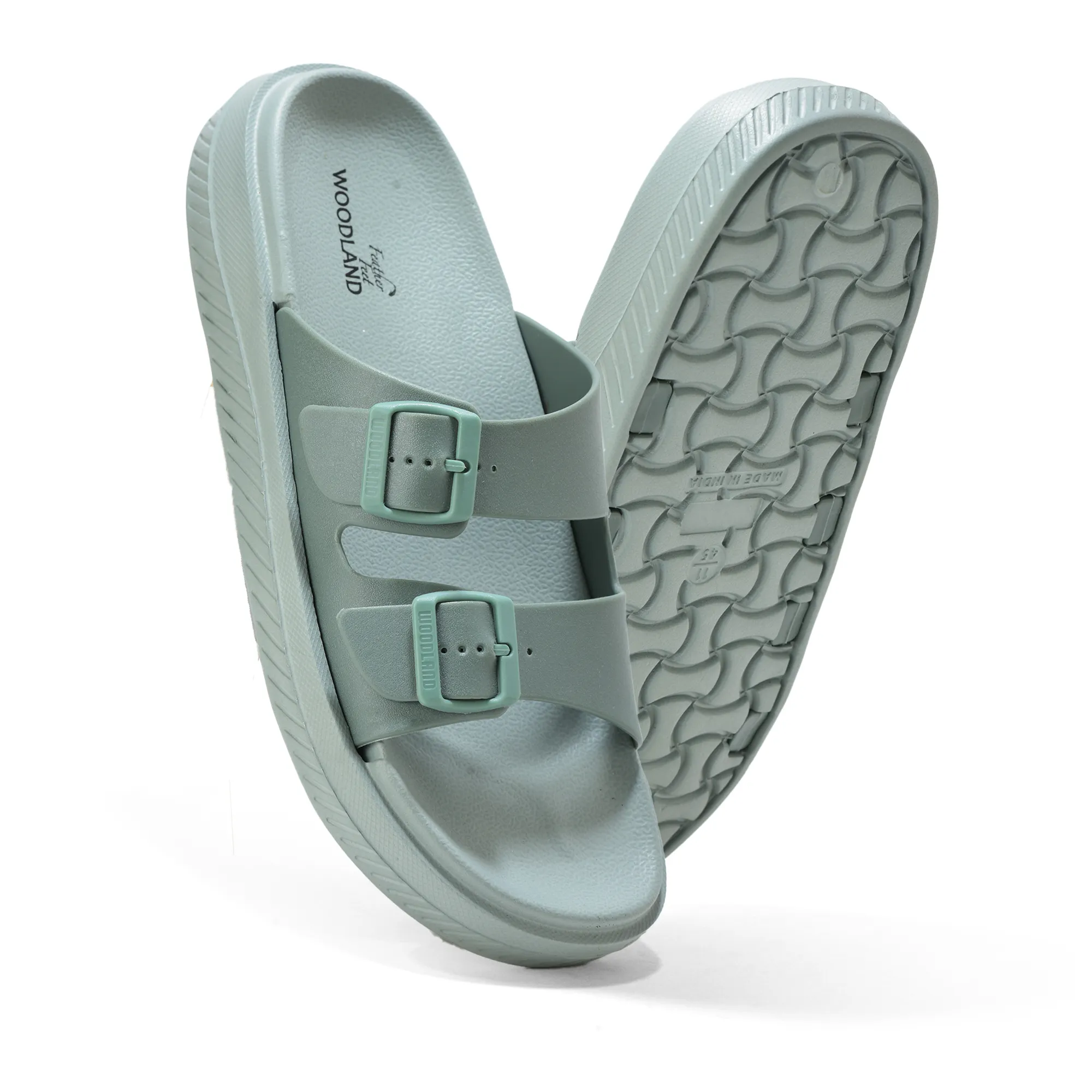 Woodland Men's Smoke Lightweight Daily Slide Slippers 14