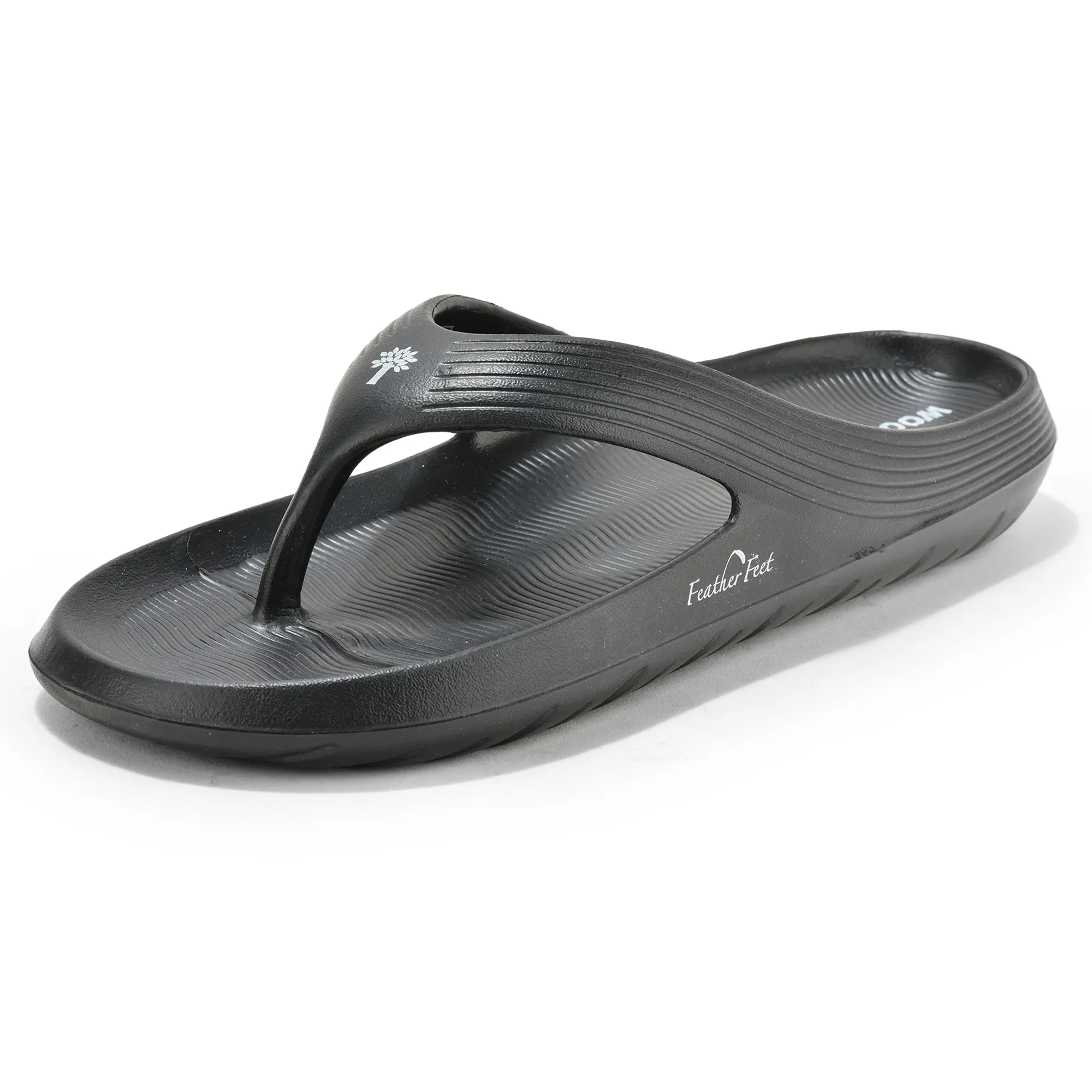 Woodland Men Black EVA Slipper Flip-Flops - Thumbnail 11