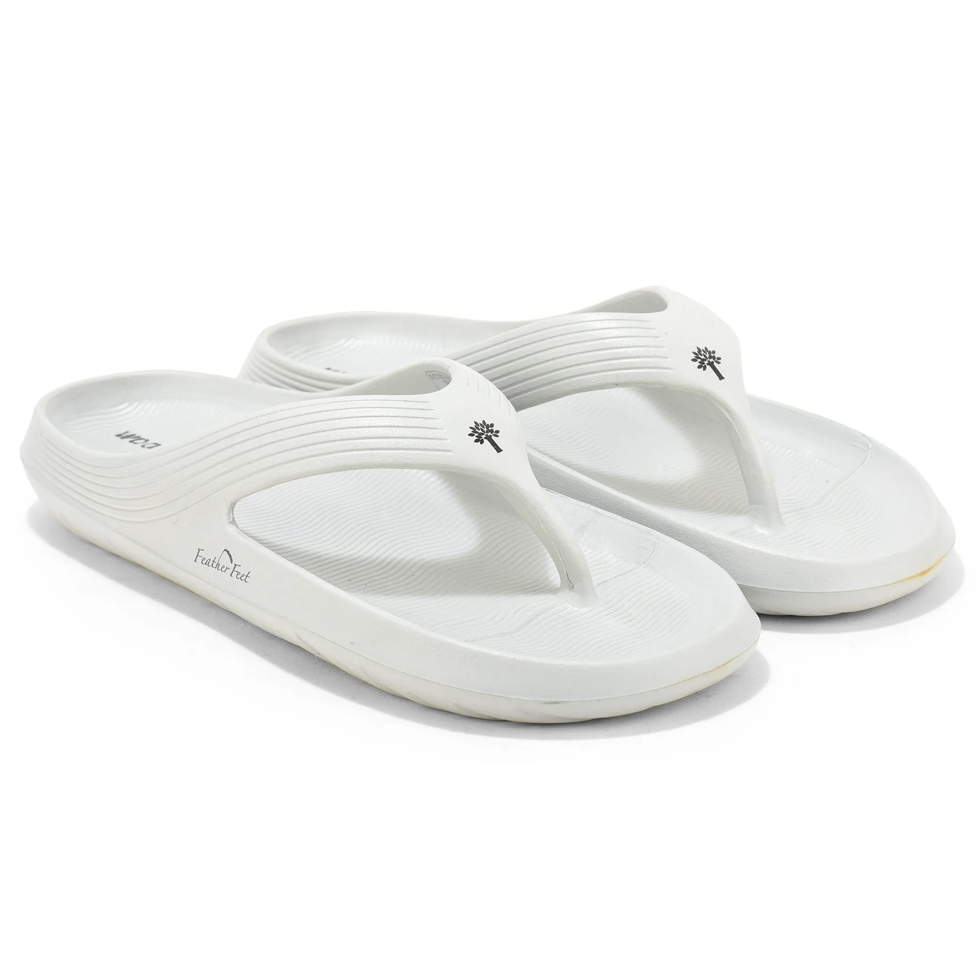 Woodland Men Light Grey EVA Slipper Flip-Flops - Thumbnail 7