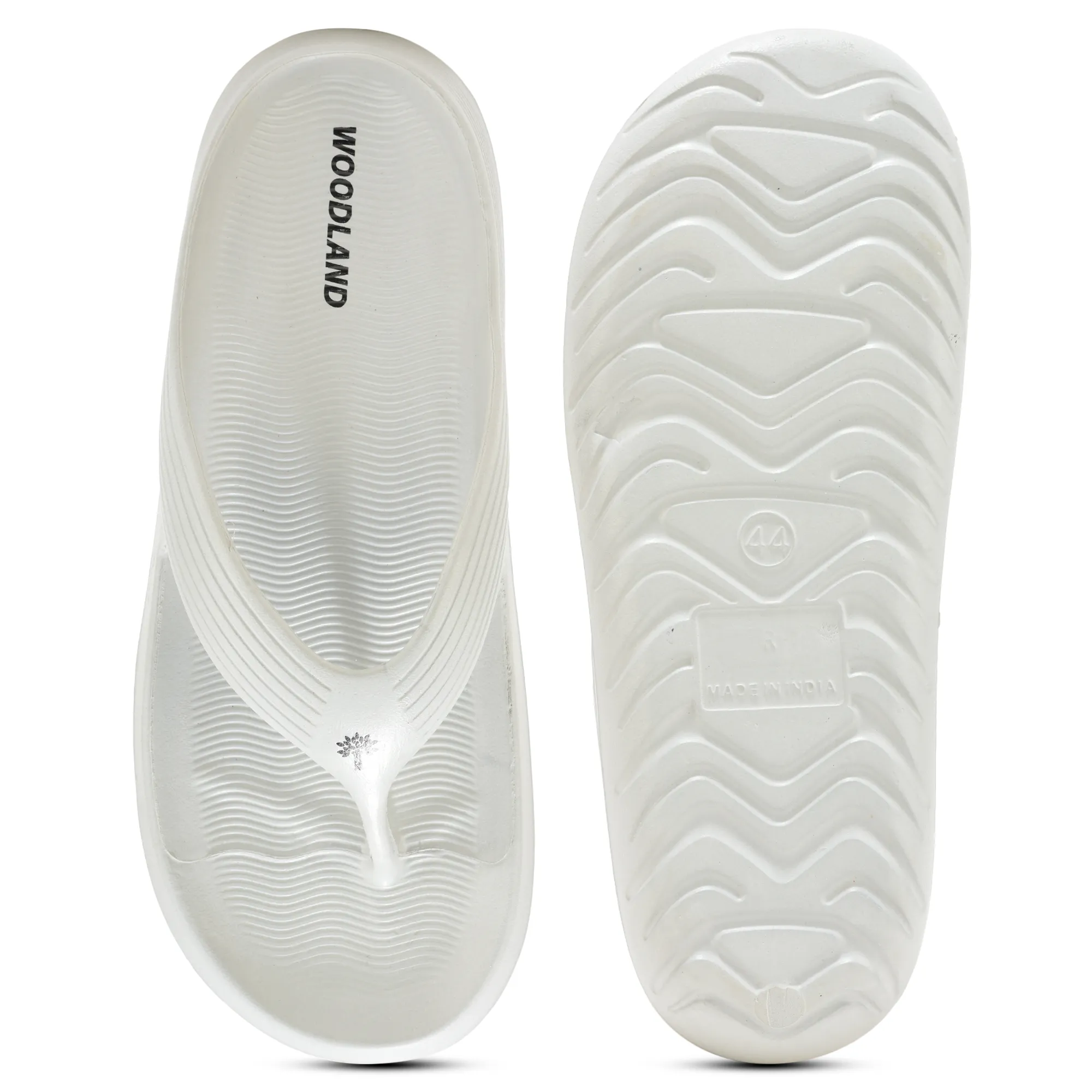 Woodland Men Light Grey EVA Slipper Flip-Flops - Thumbnail 8