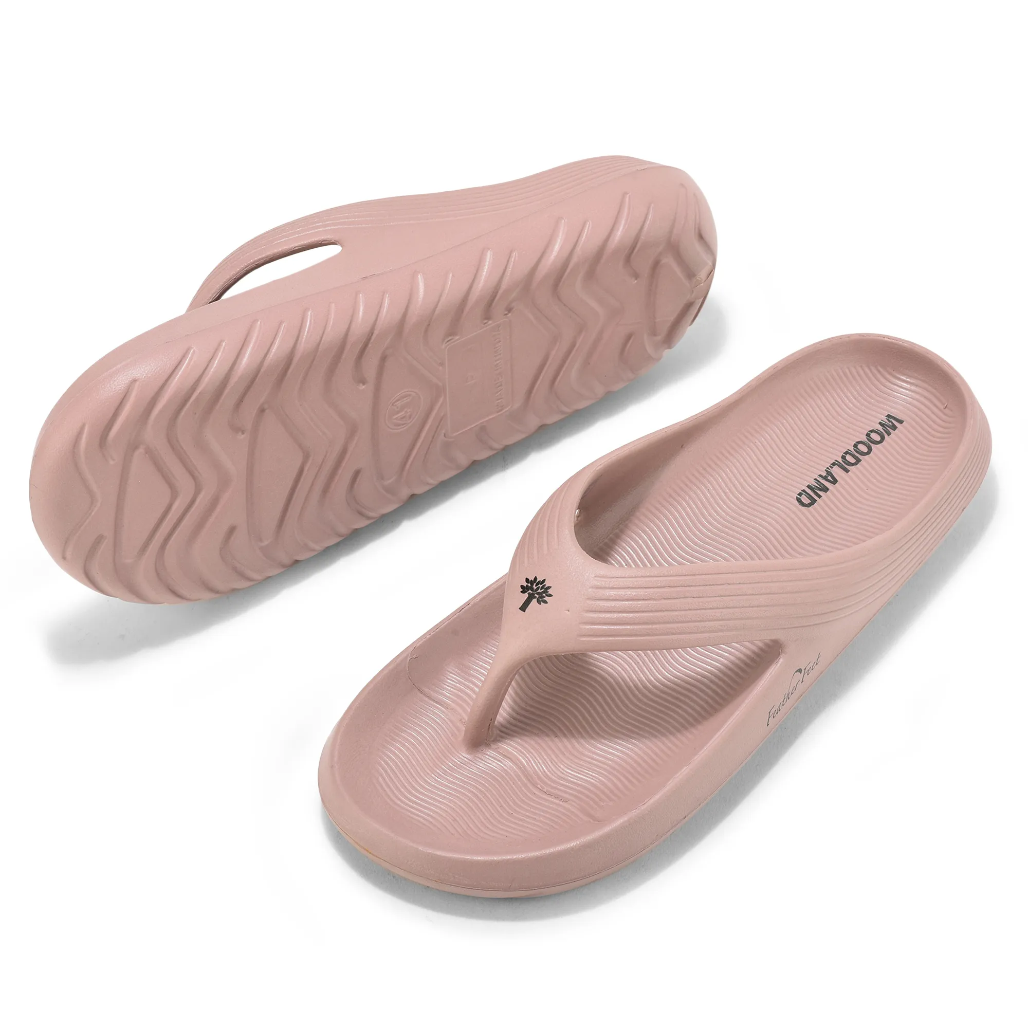 Woodland Men Mocha EVA Slipper Flip-Flops - Thumbnail 5