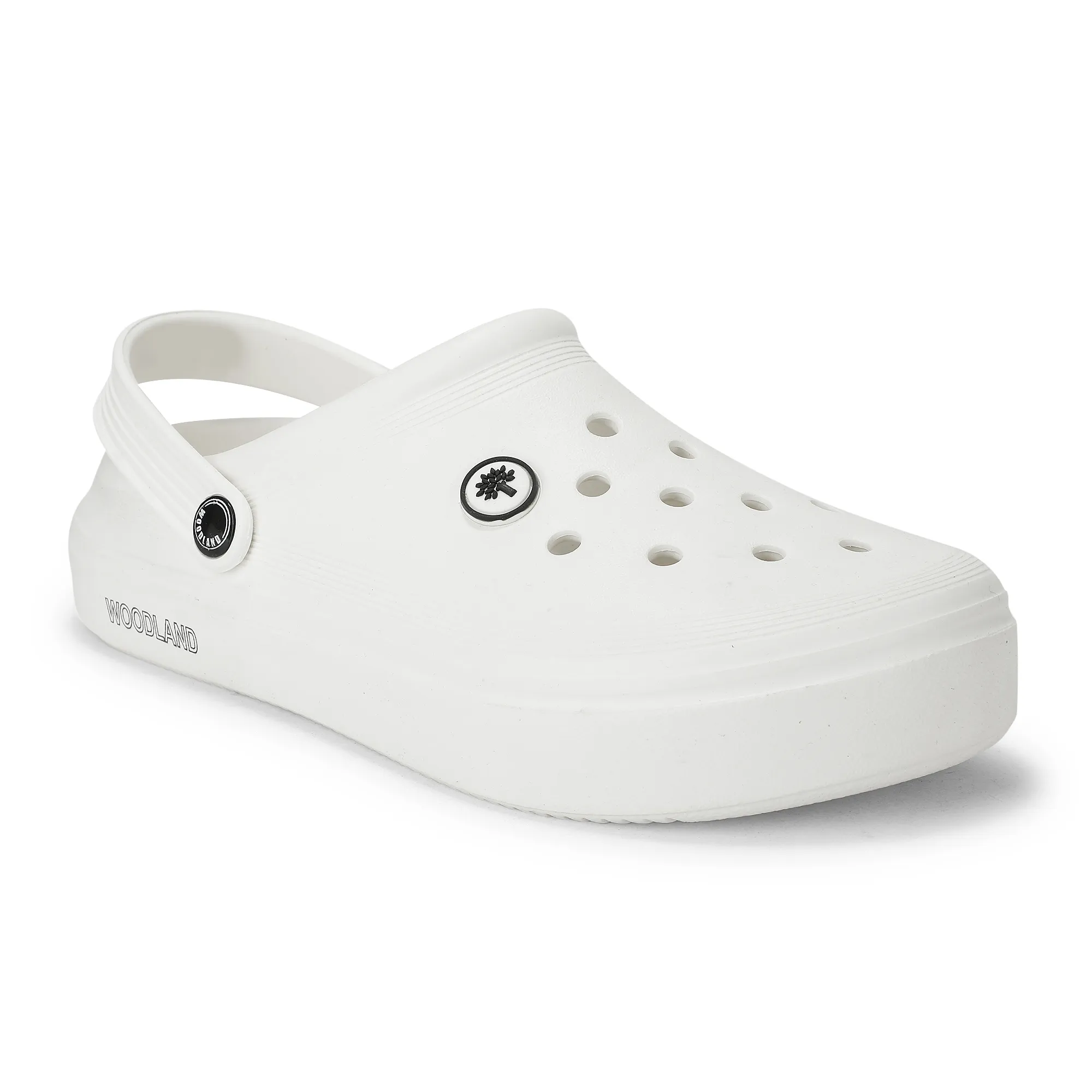 White Slippers Sliders For Men - Thumbnail 3