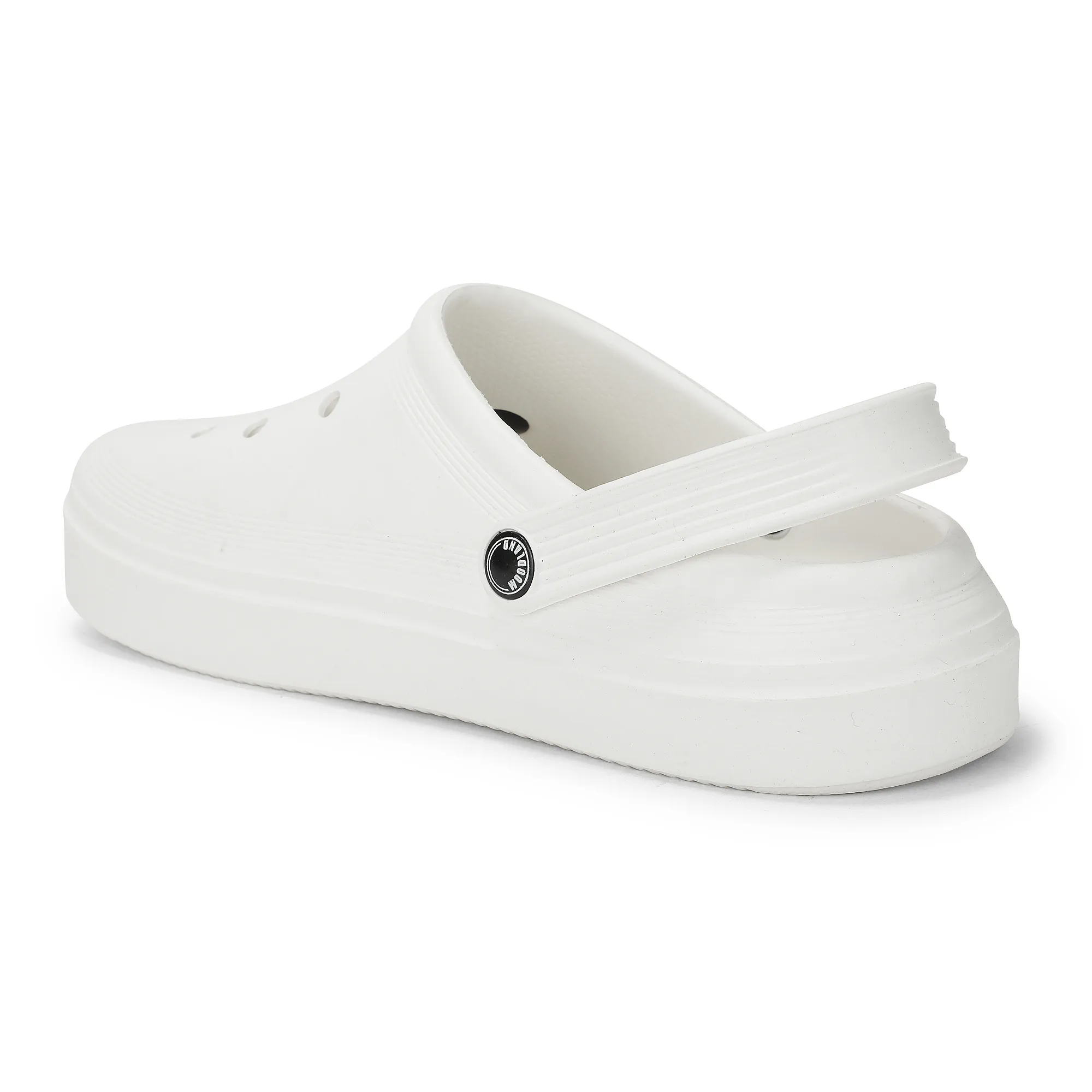 White Slippers Sliders For Men - Thumbnail 7