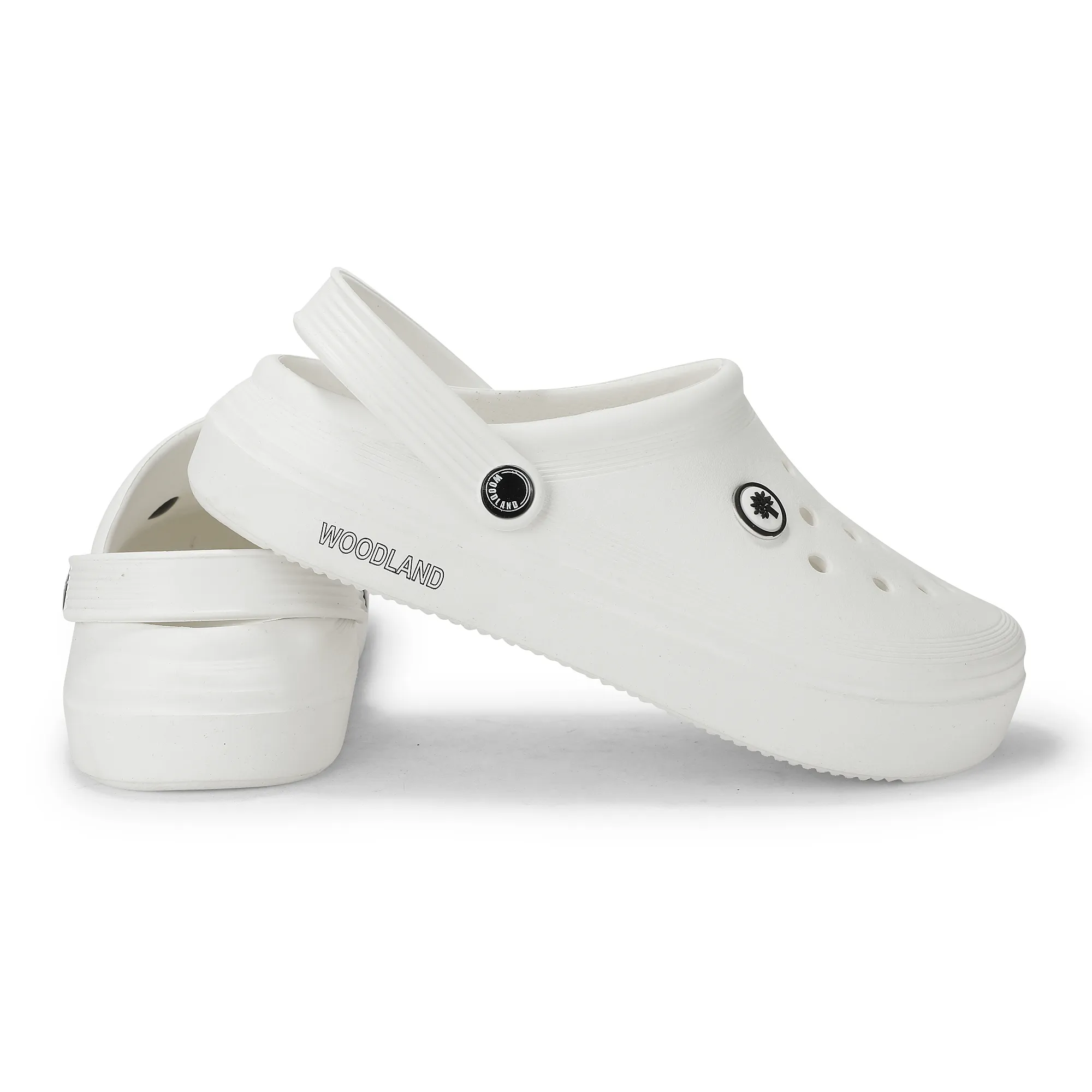 White Slippers Sliders For Men - Thumbnail 10