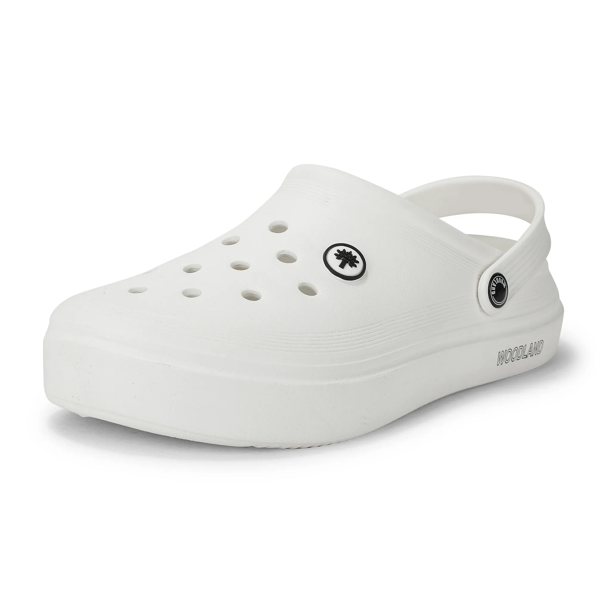 White Slippers Sliders For Men - Thumbnail 11