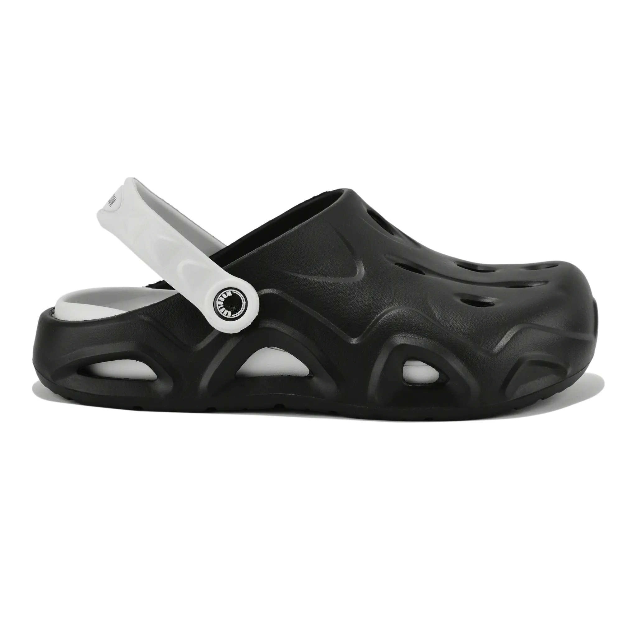 Woodland Black/Lgrey Eva Mens Sliper Slider  - Thumbnail 2