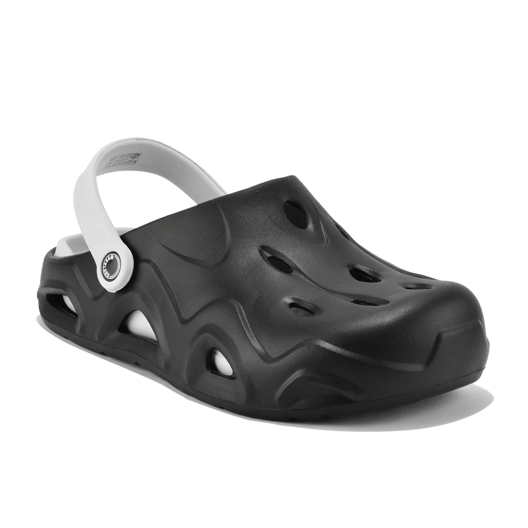 Woodland Black/Lgrey Eva Mens Sliper Slider  13