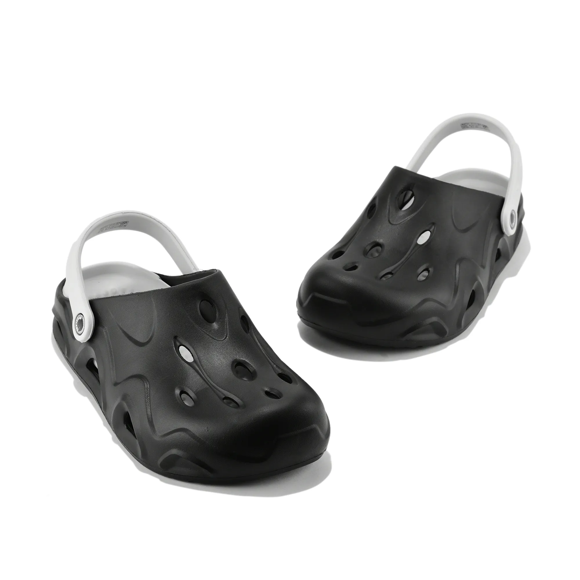 Woodland Black/Lgrey Eva Mens Sliper Slider  - Thumbnail 4