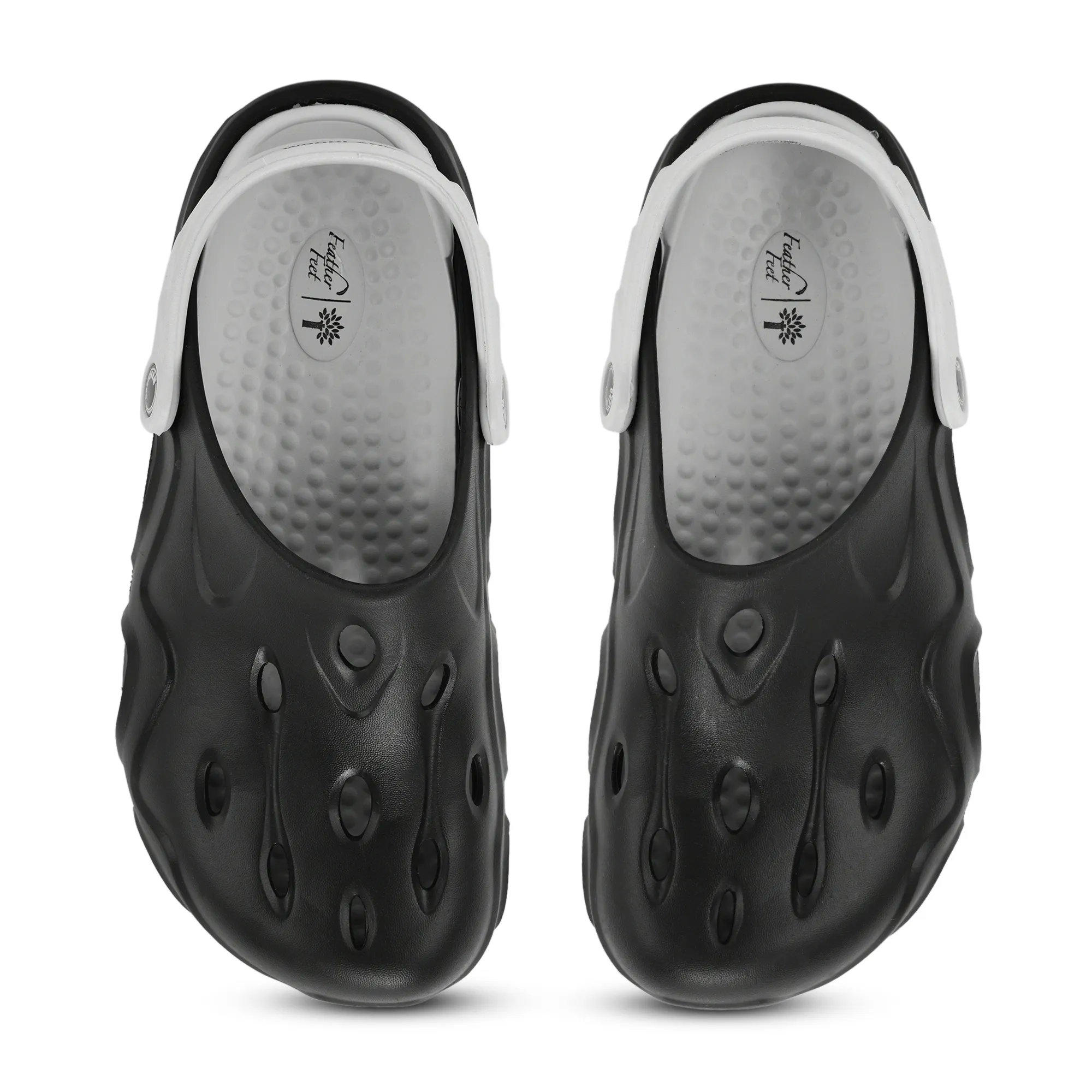 Woodland Black/Lgrey Eva Mens Sliper Slider  - Thumbnail 5