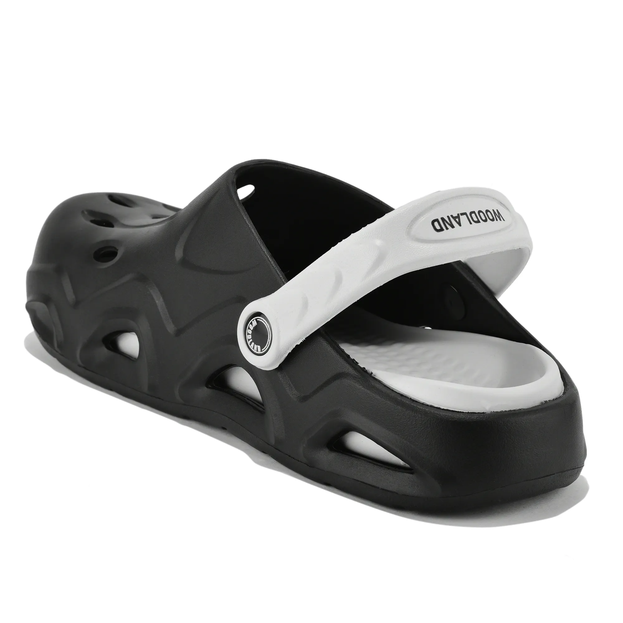 Woodland Black/Lgrey Eva Mens Sliper Slider  - Thumbnail 7