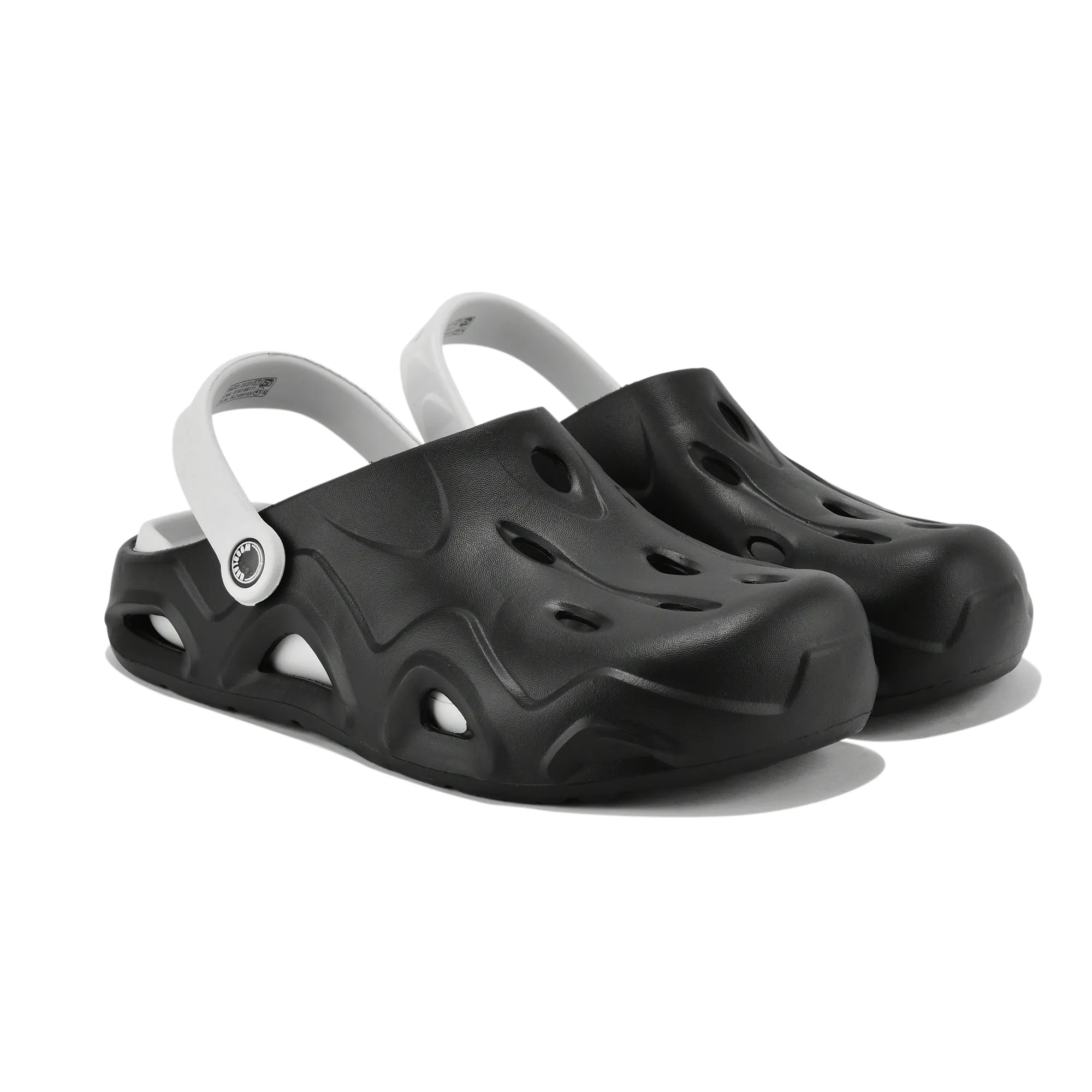 Woodland Black/Lgrey Eva Mens Sliper Slider  - Thumbnail 8