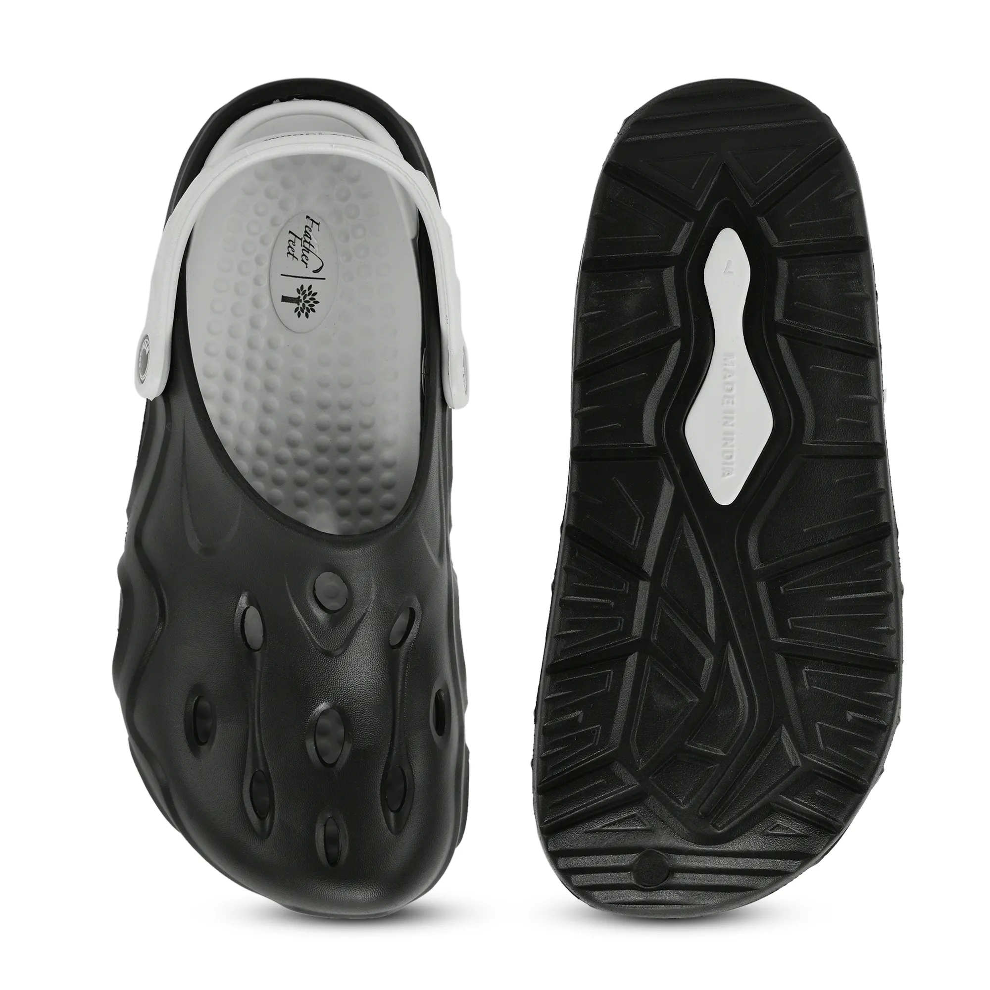 Woodland Black/Lgrey Eva Mens Sliper Slider  - Thumbnail 9