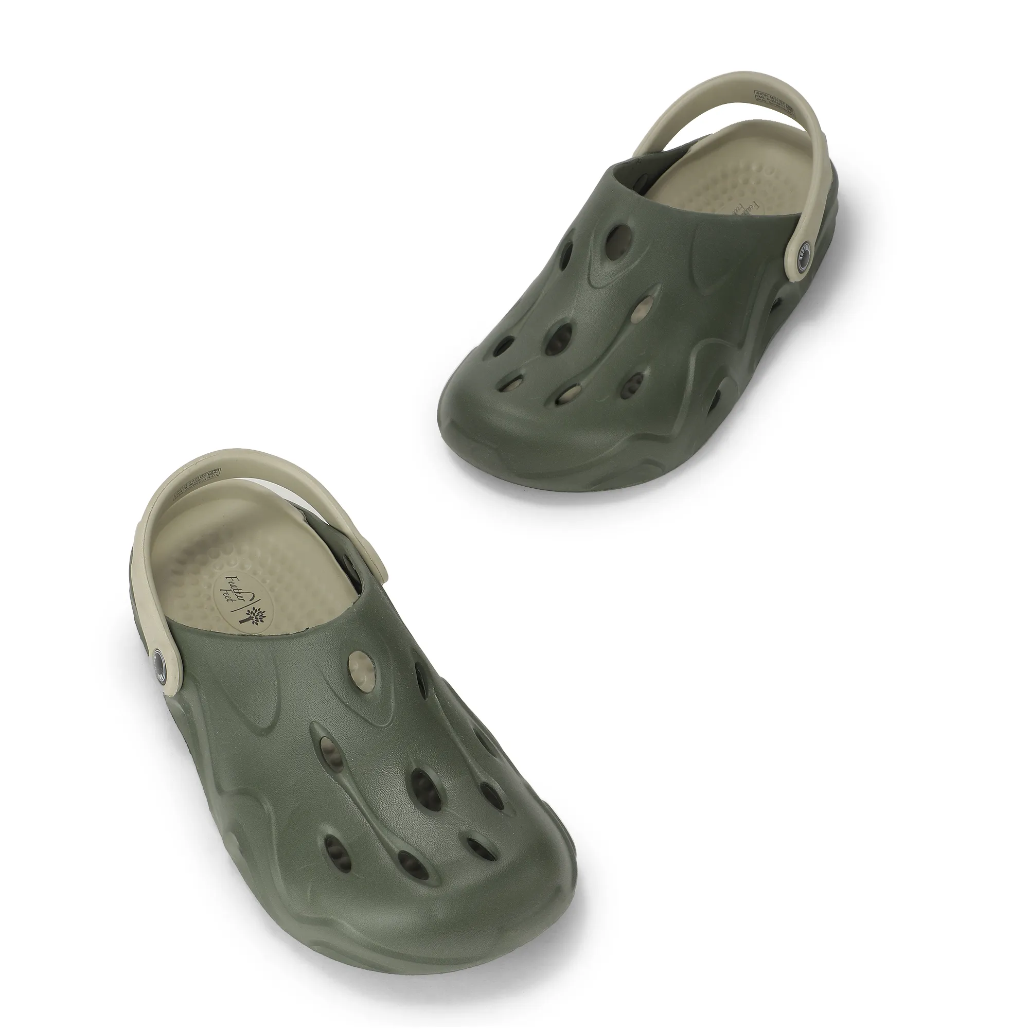 Woodland Olive/Khaki Eva Mens Sliper Slider  - Thumbnail 4