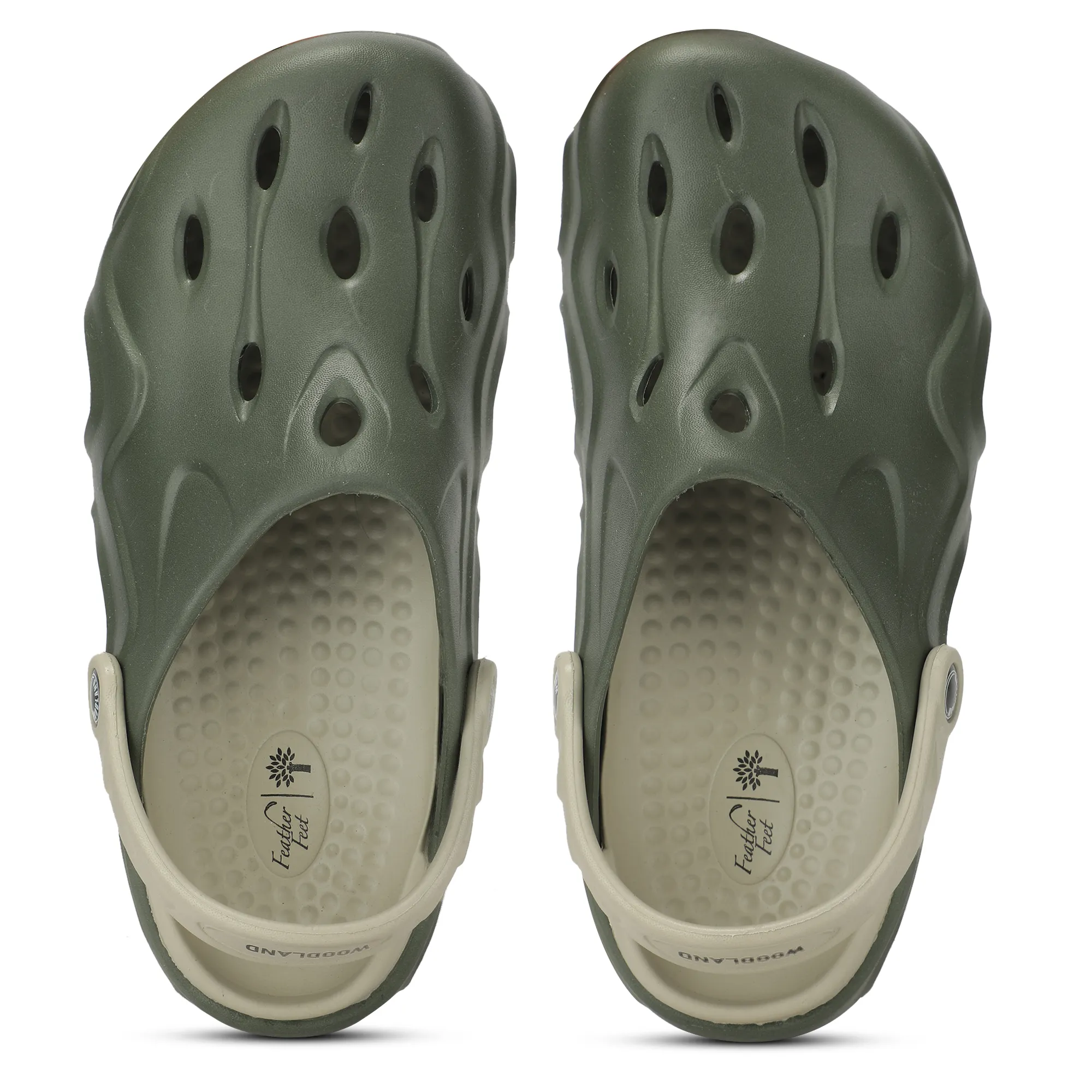 Woodland Olive/Khaki Eva Mens Sliper Slider  - Thumbnail 5