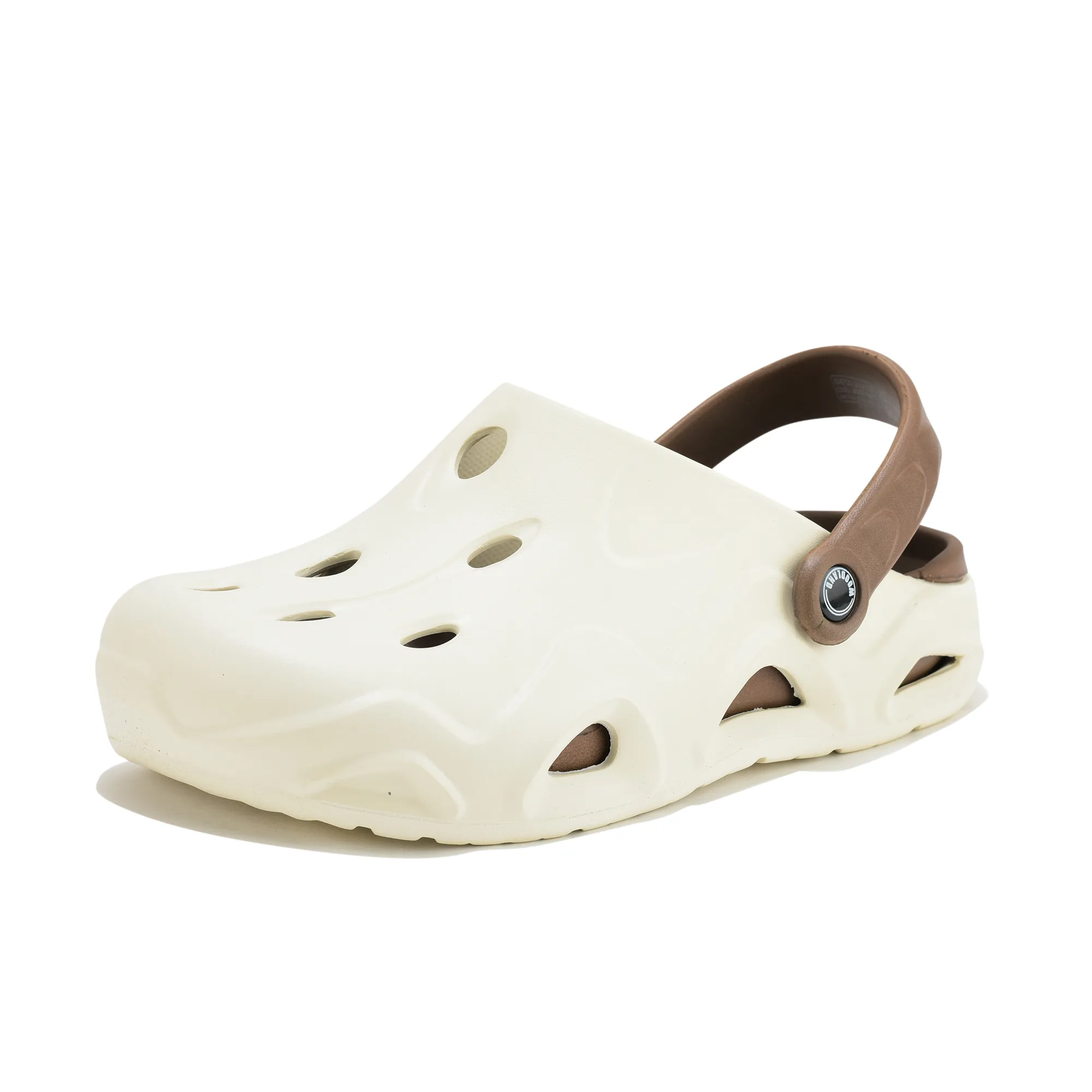 Woodland OWhite/Brown Eva Mens Sliper Slider  - Thumbnail 12