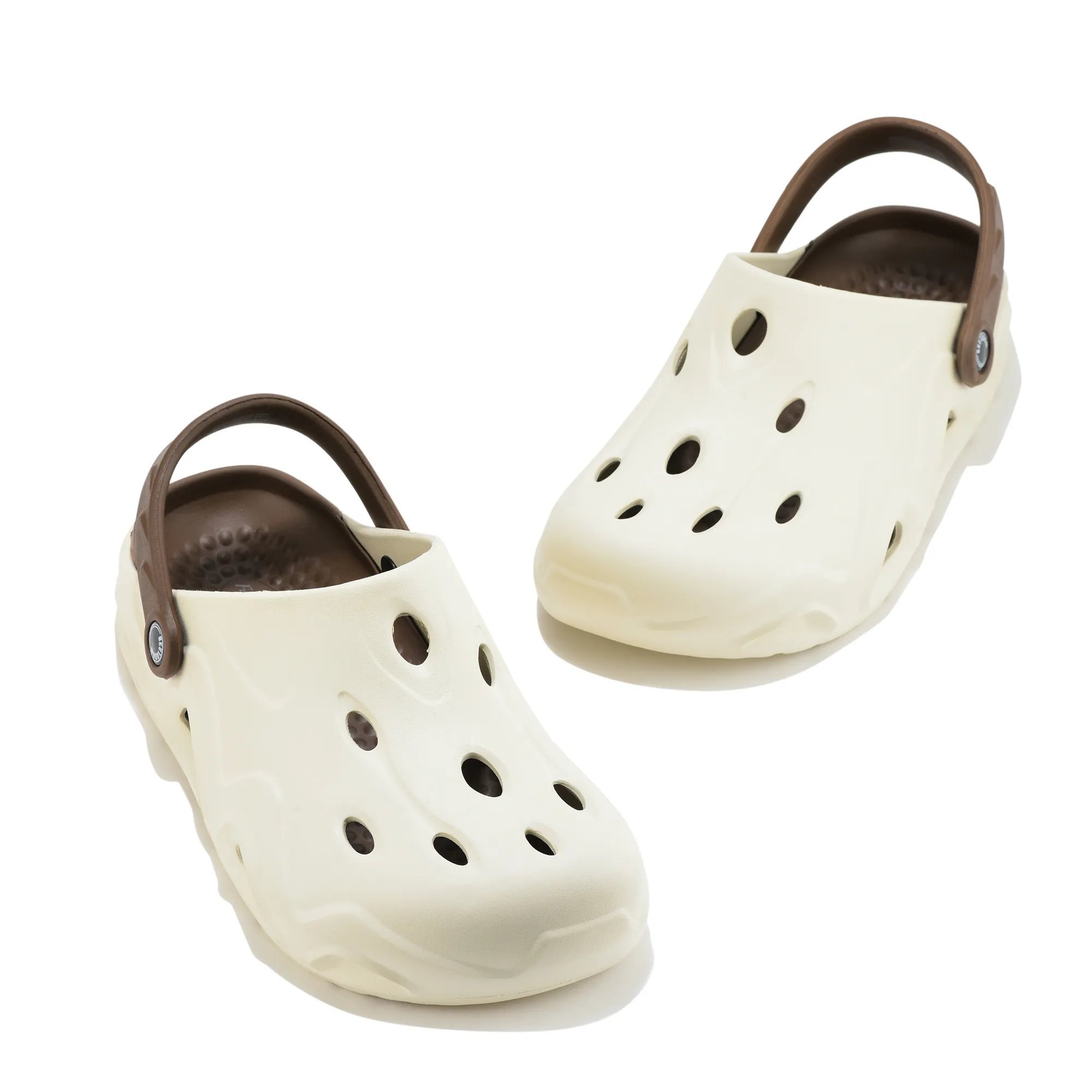 Woodland OWhite/Brown Eva Mens Sliper Slider  - Thumbnail 4