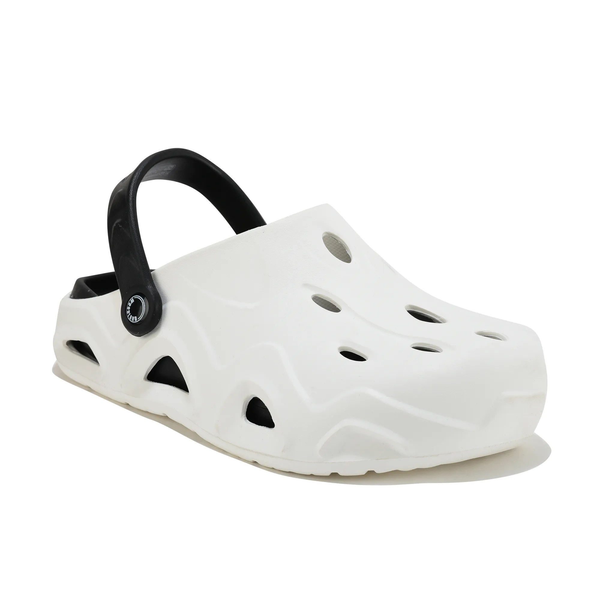 Woodland White/Black Eva Mens Sliper Slider  13