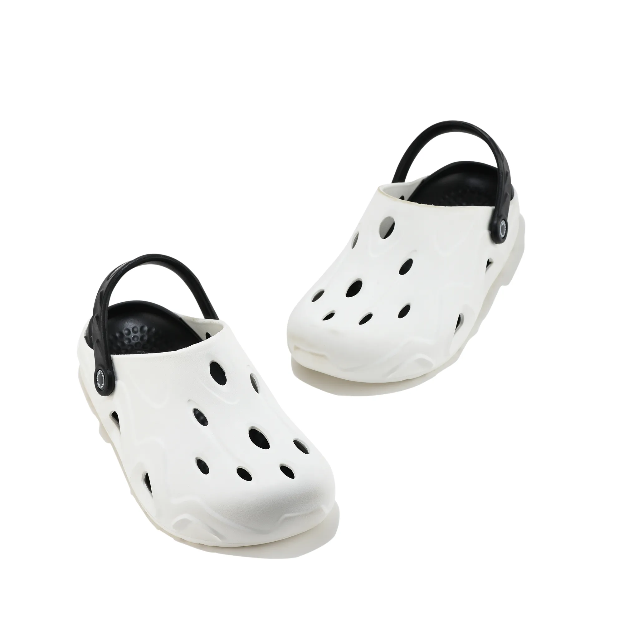 Woodland White/Black Eva Mens Sliper Slider  - Thumbnail 4