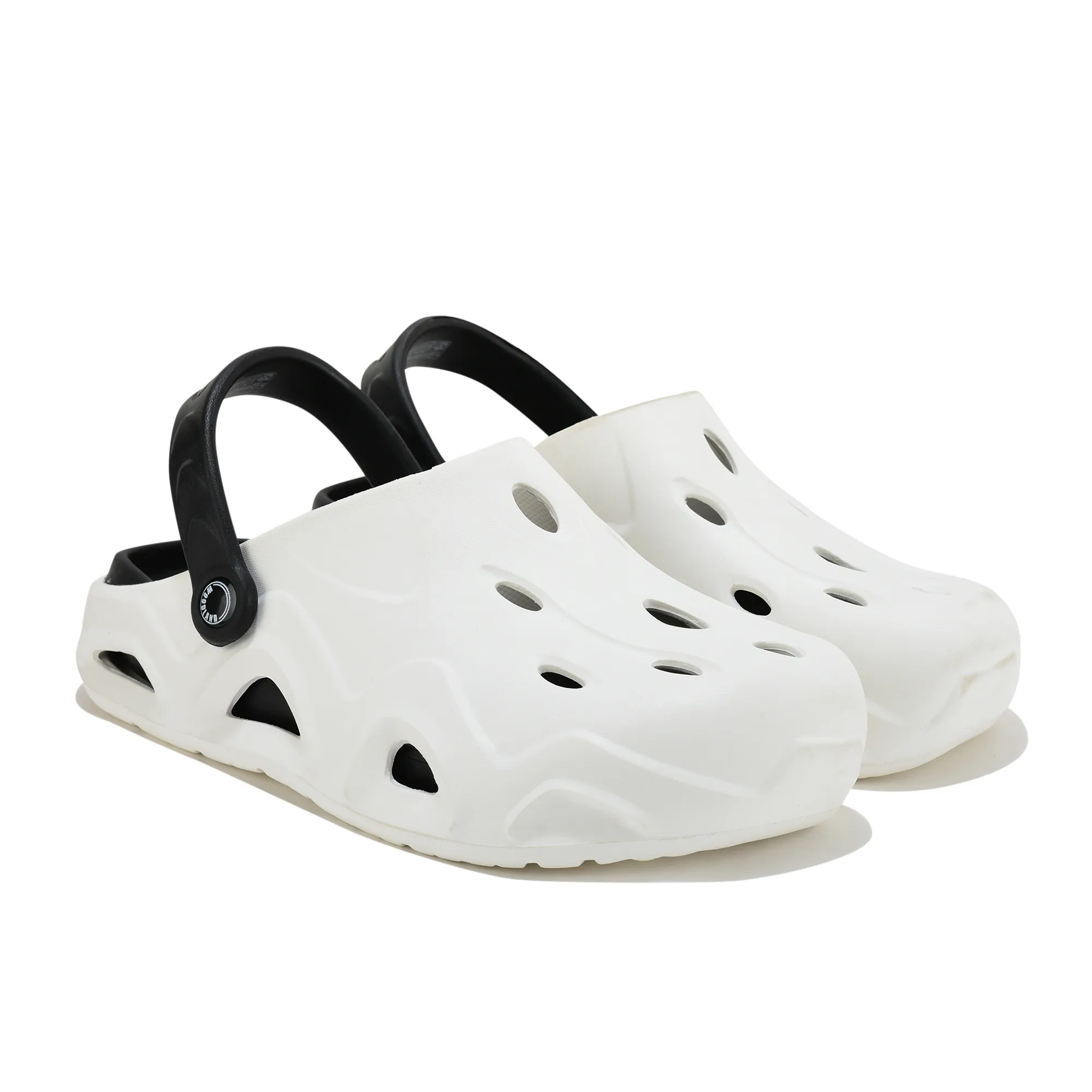 Woodland White/Black Eva Mens Sliper Slider  - Thumbnail 8