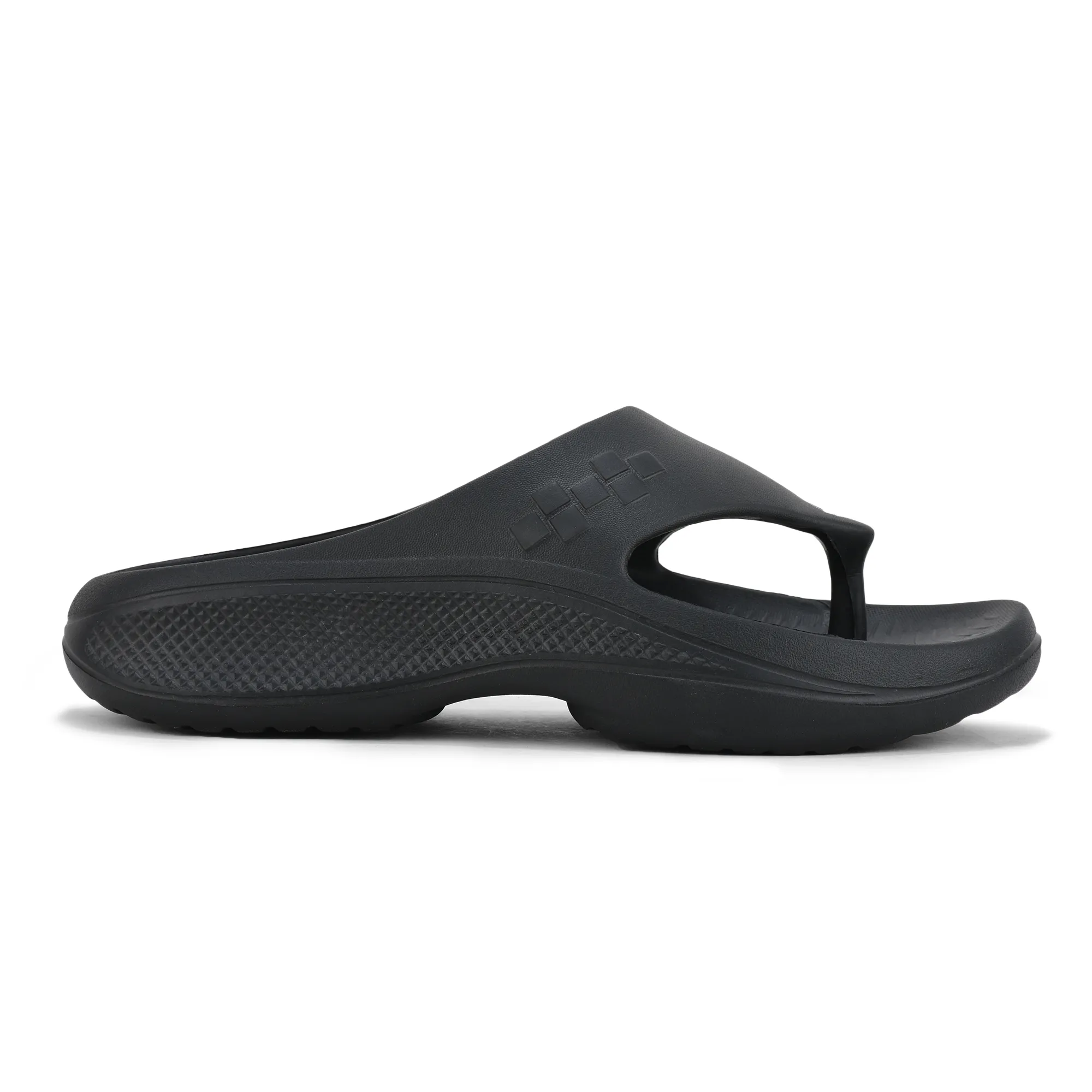 Woodland Black Eva Mens Sports Slippers - Thumbnail 2
