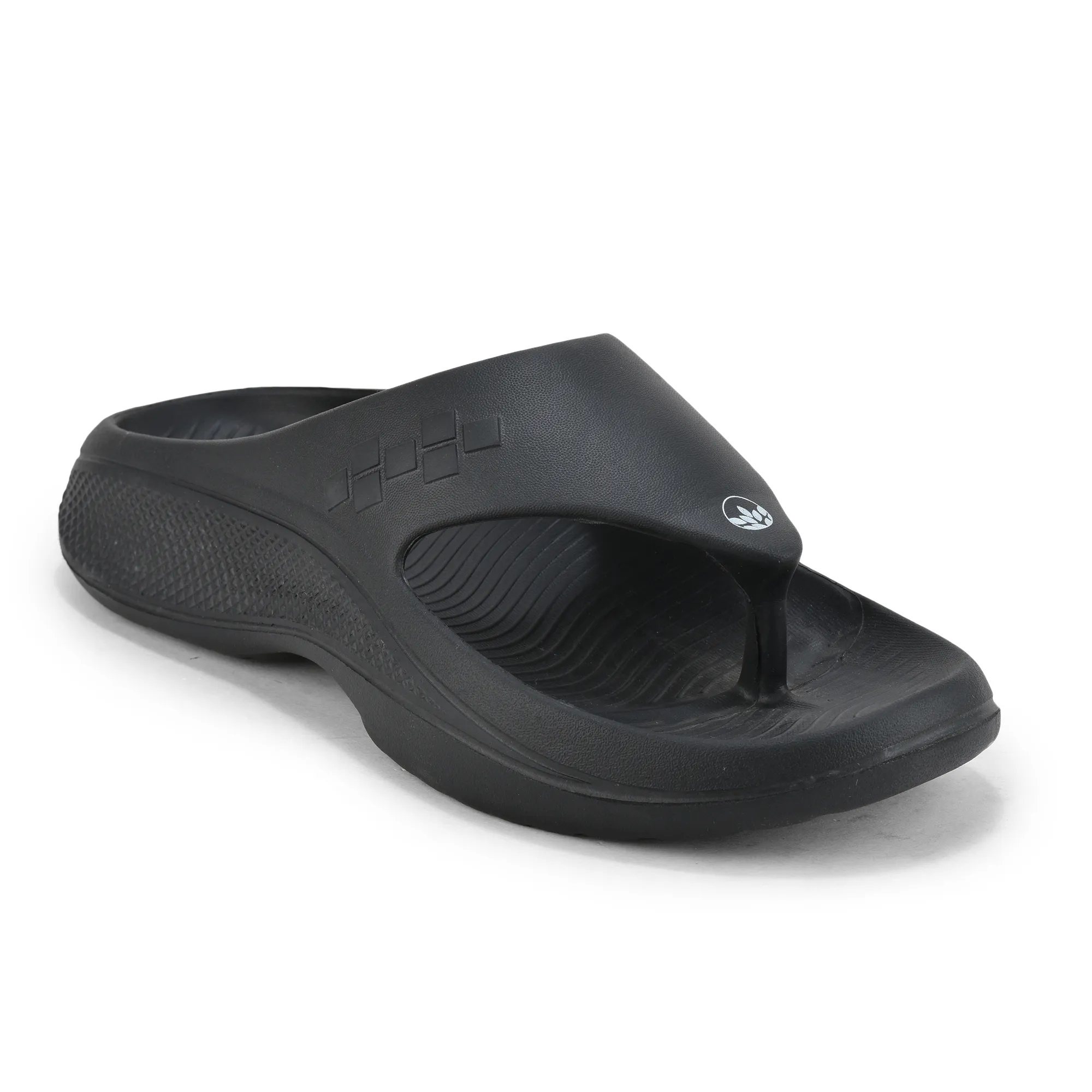 Woodland Black Eva Mens Sports Slippers - Thumbnail 3