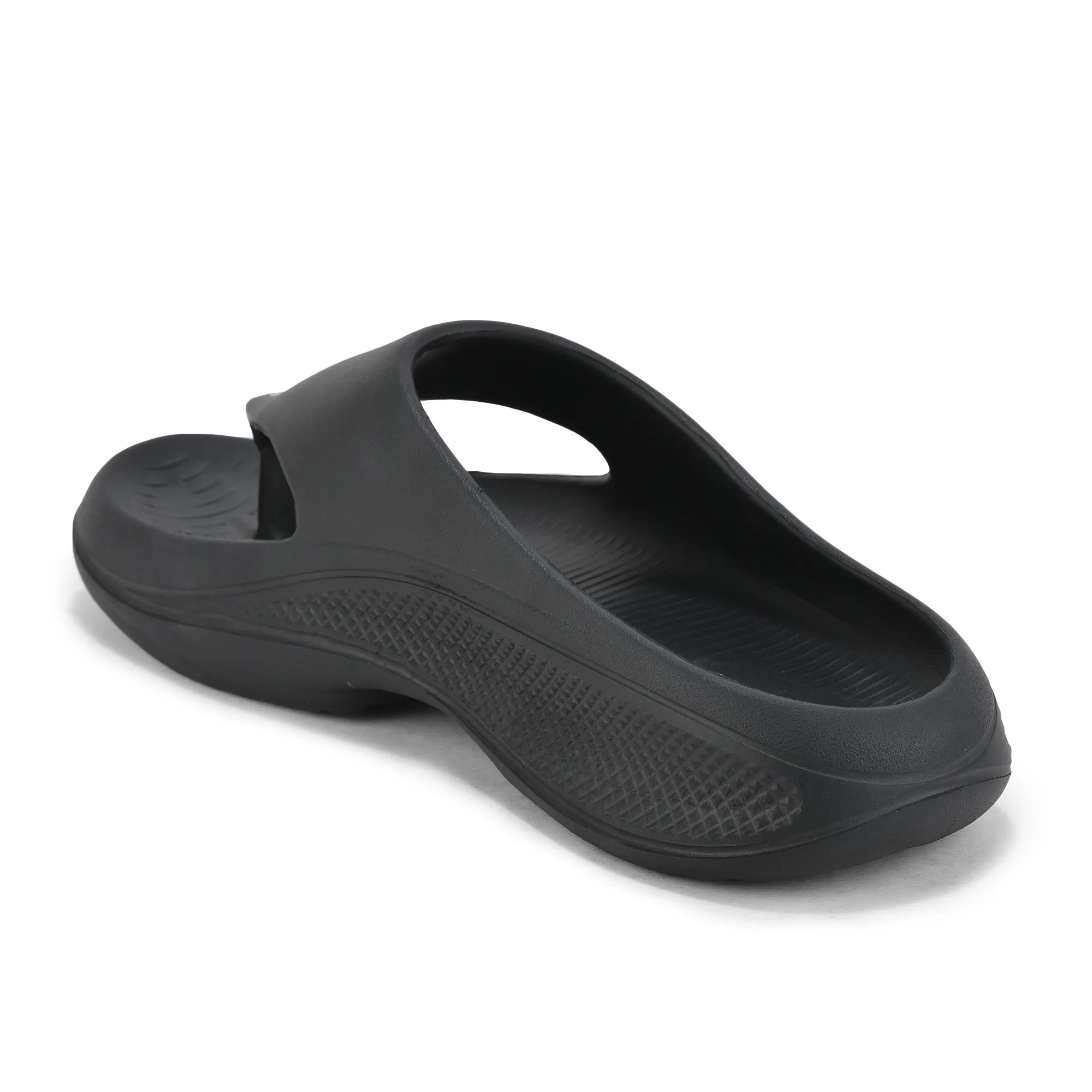 Woodland Black Eva Mens Sports Slippers - Thumbnail 7