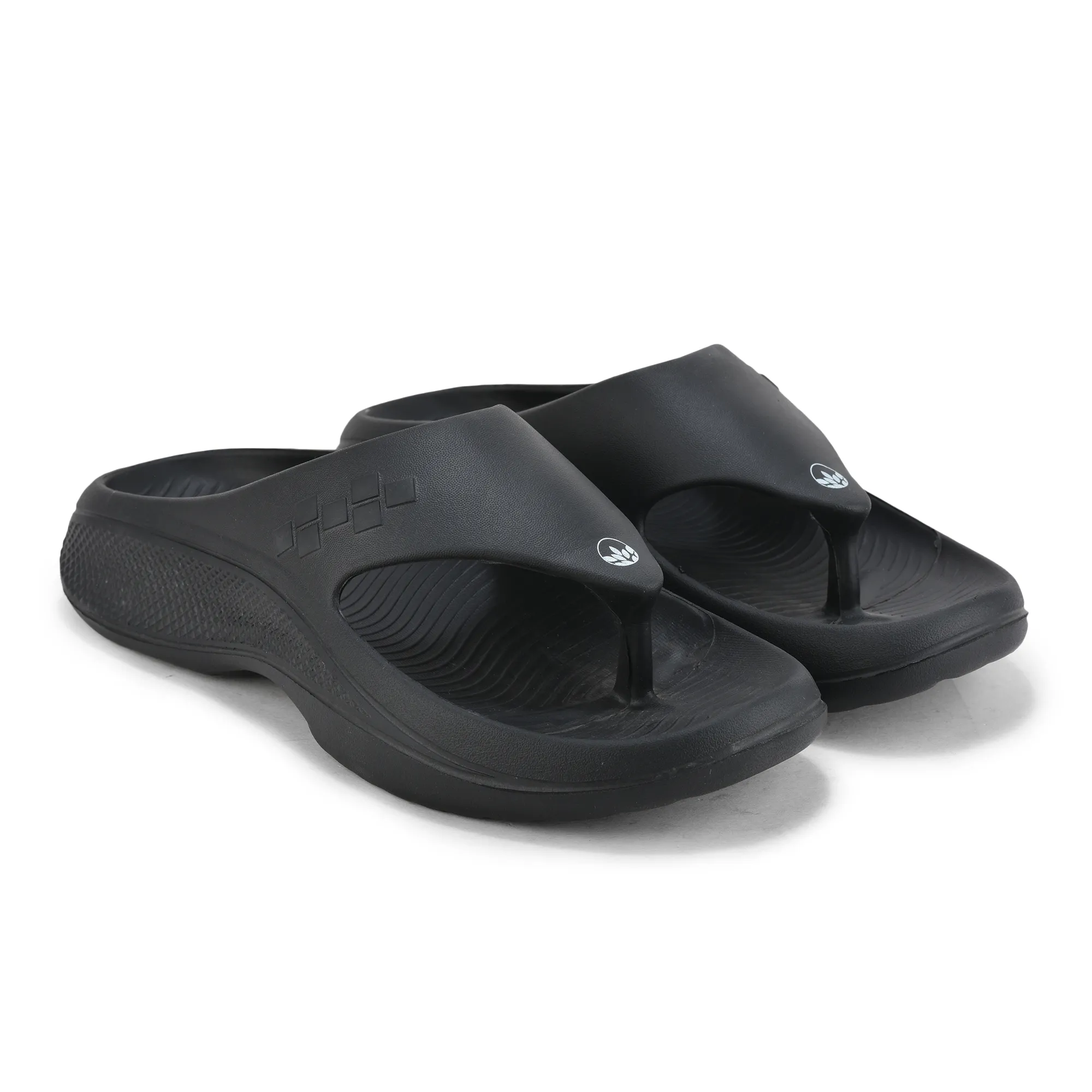 Woodland Black Eva Mens Sports Slippers - Thumbnail 8