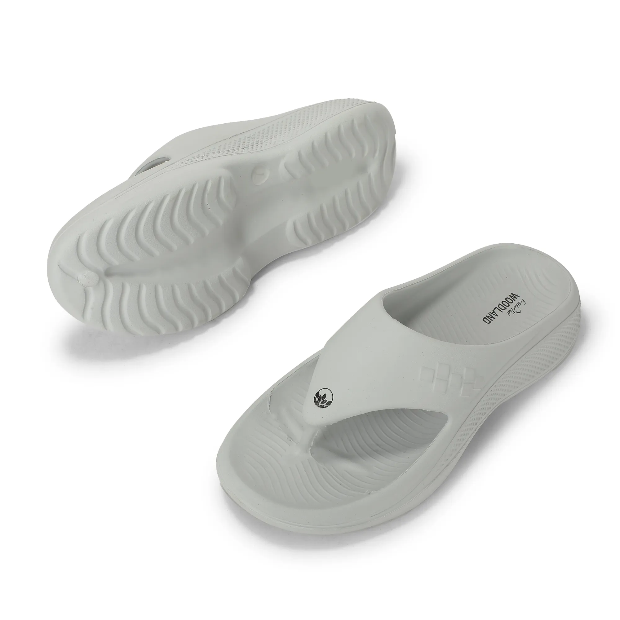 Woodland Grey Eva Mens Sports Slippers - Thumbnail 6