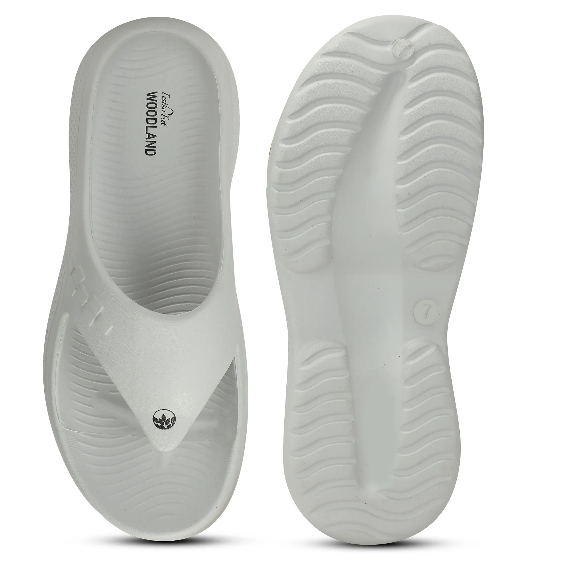 Woodland Grey Eva Mens Sports Slippers - Thumbnail 9