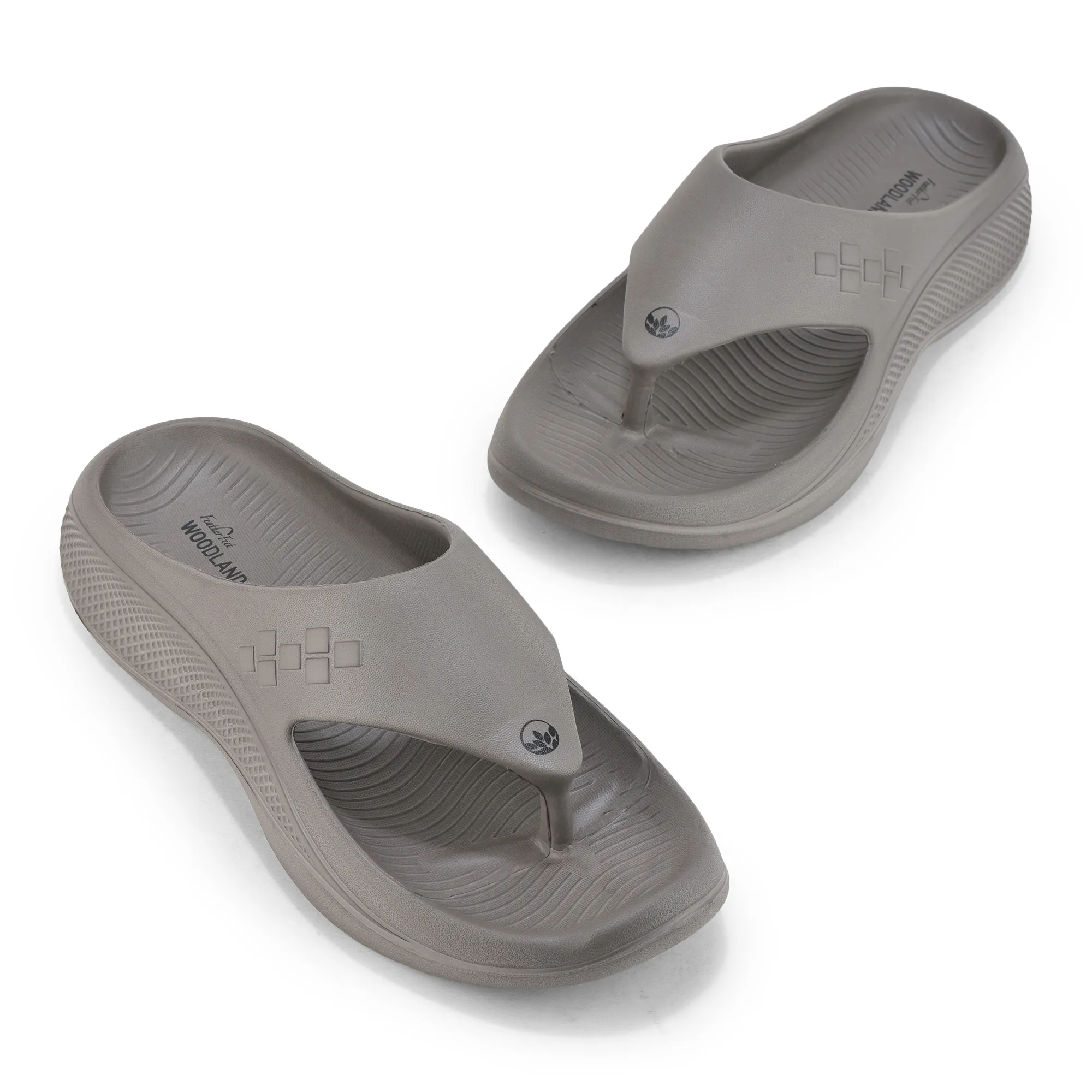 Woodland Pale Brown Eva Mens Sports Slippers - Thumbnail 4