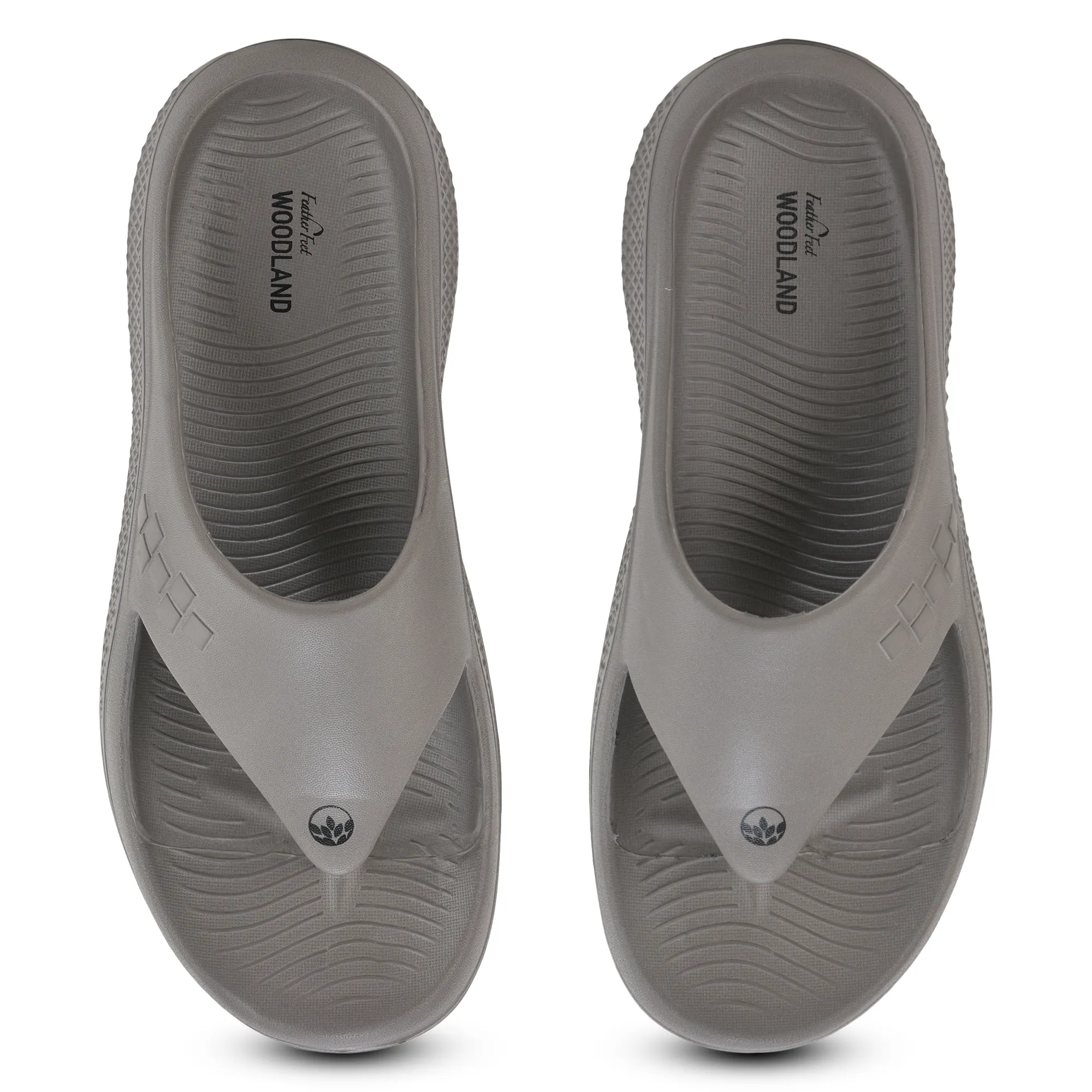 Woodland Pale Brown Eva Mens Sports Slippers - Thumbnail 5