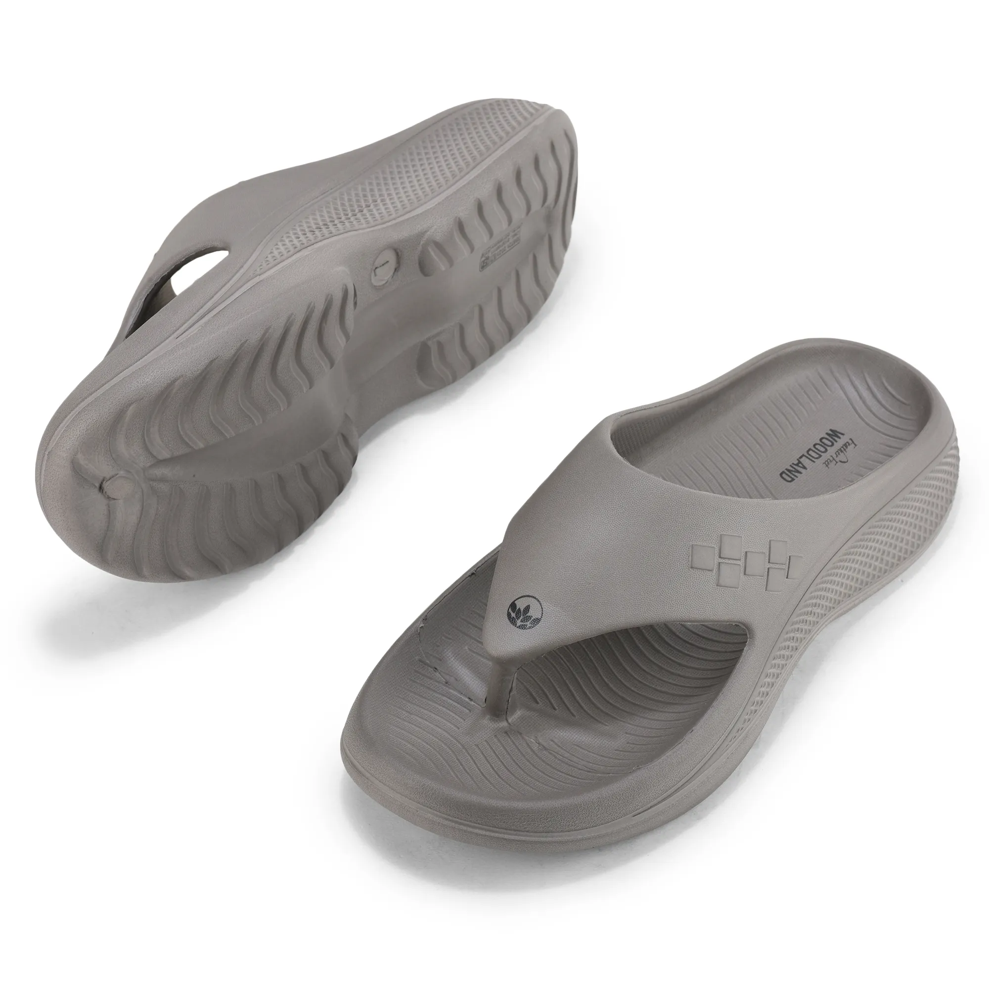 Woodland Pale Brown Eva Mens Sports Slippers - Thumbnail 6