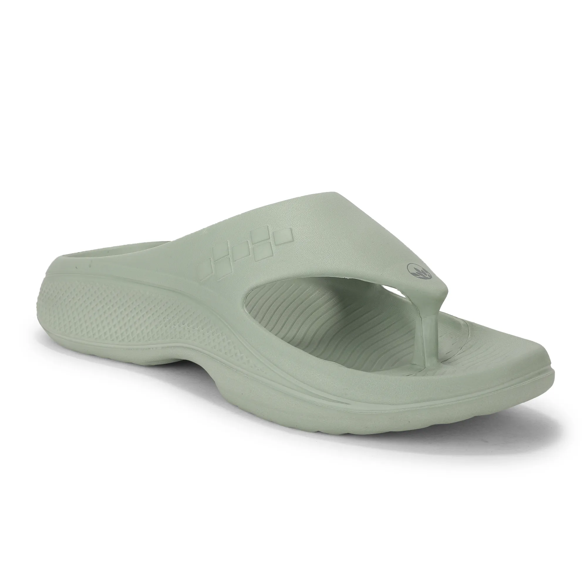 Woodland Green Eva Mens Sports Slippers - Thumbnail 3