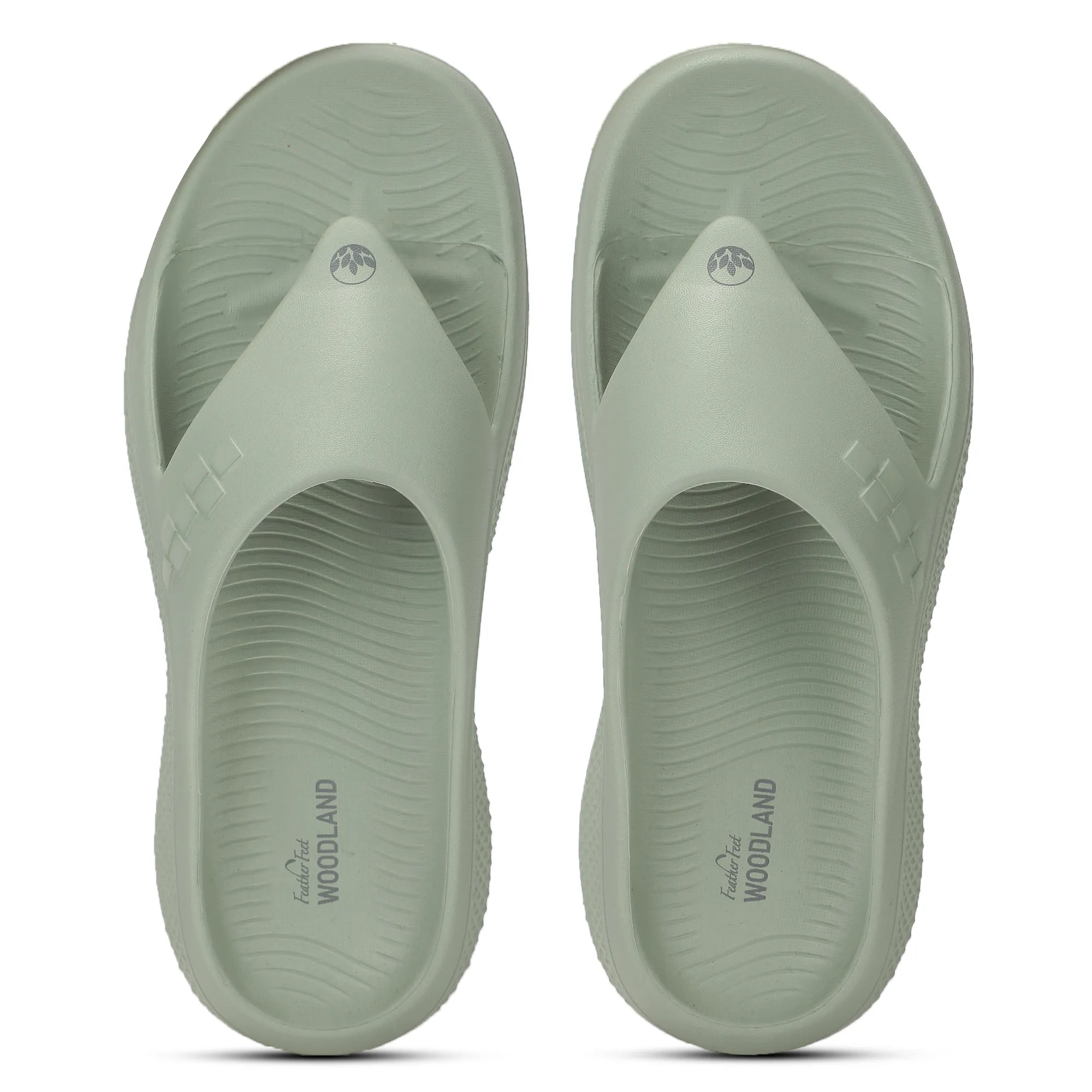 Woodland Green Eva Mens Sports Slippers - Thumbnail 5