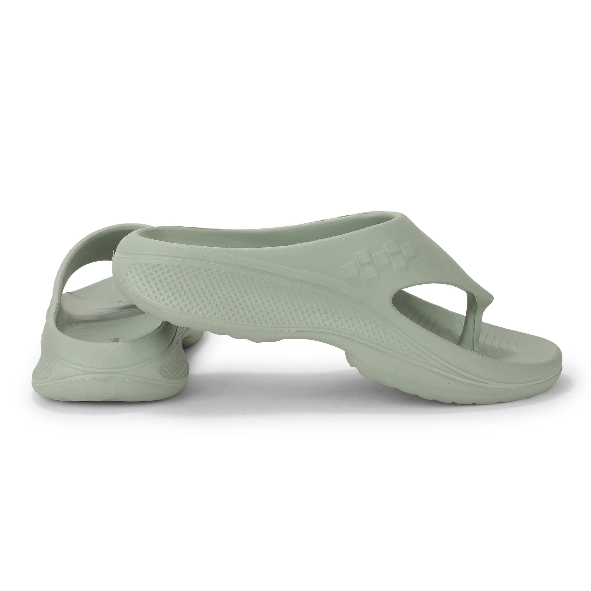 Woodland Green Eva Mens Sports Slippers - Thumbnail 10