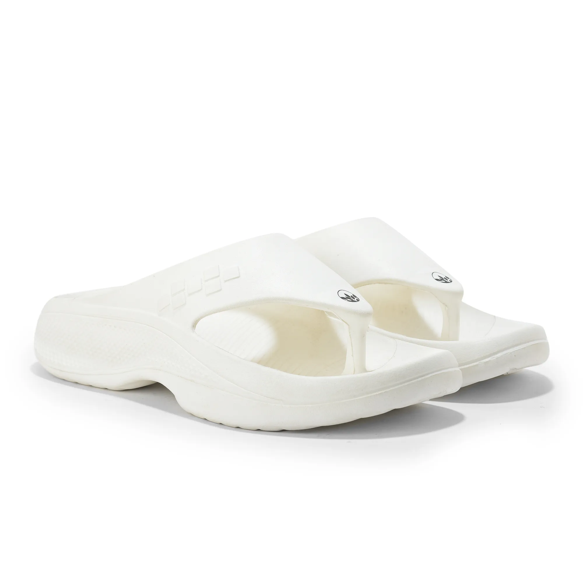 Woodland White Eva Mens Sports Slippers - Thumbnail 10