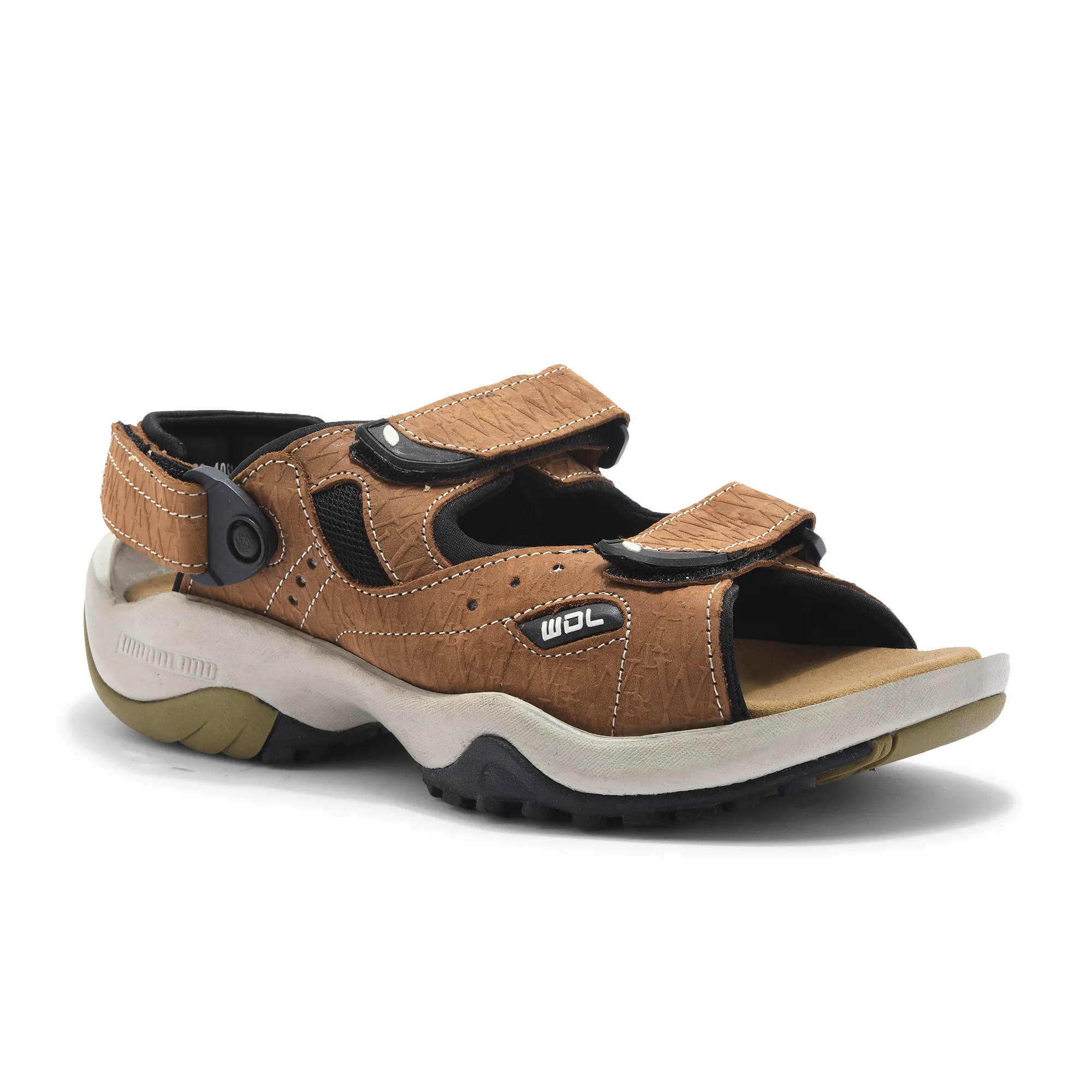 Woodland Men Cashew Brown Sandals - Thumbnail 3