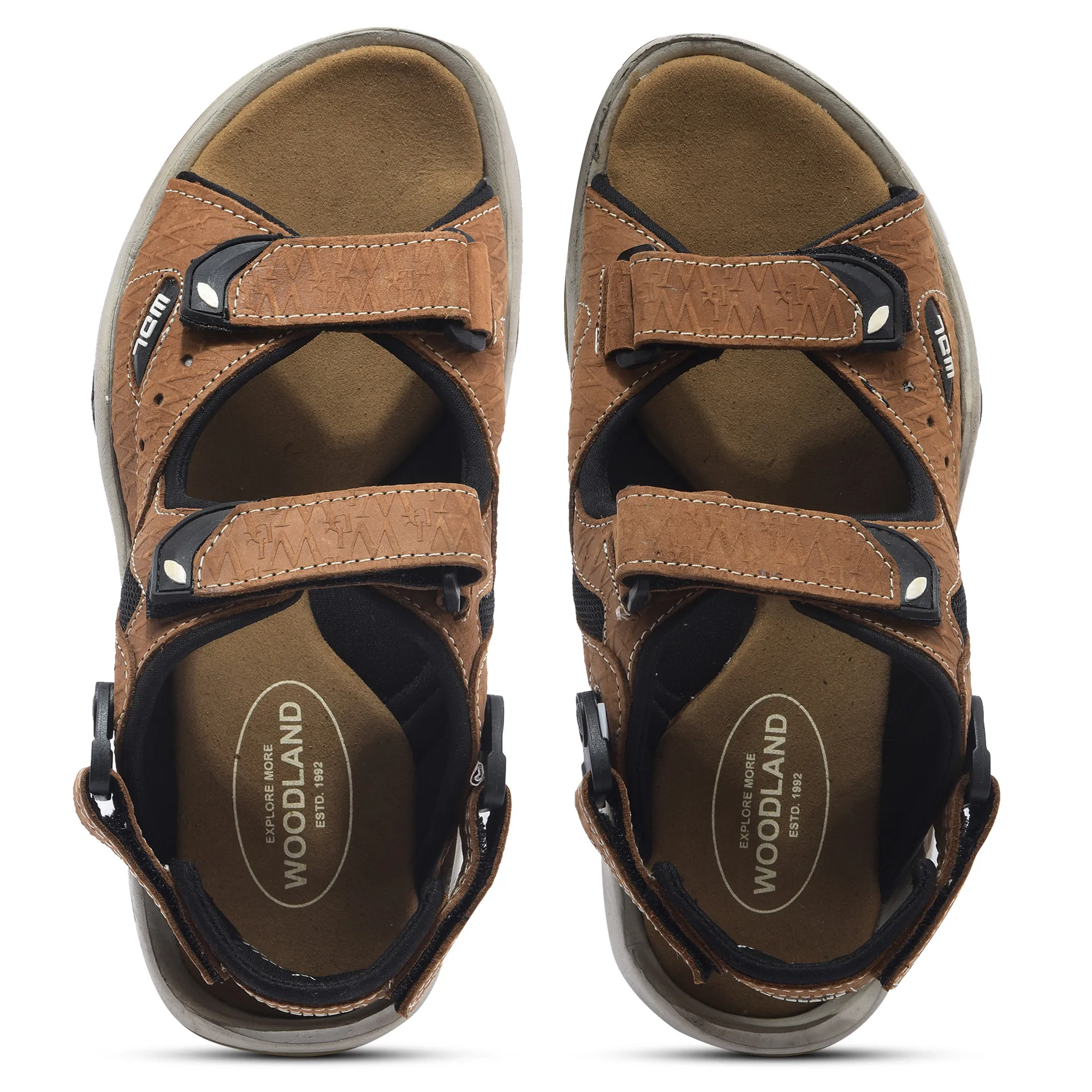Woodland Men Cashew Brown Sandals - Thumbnail 4