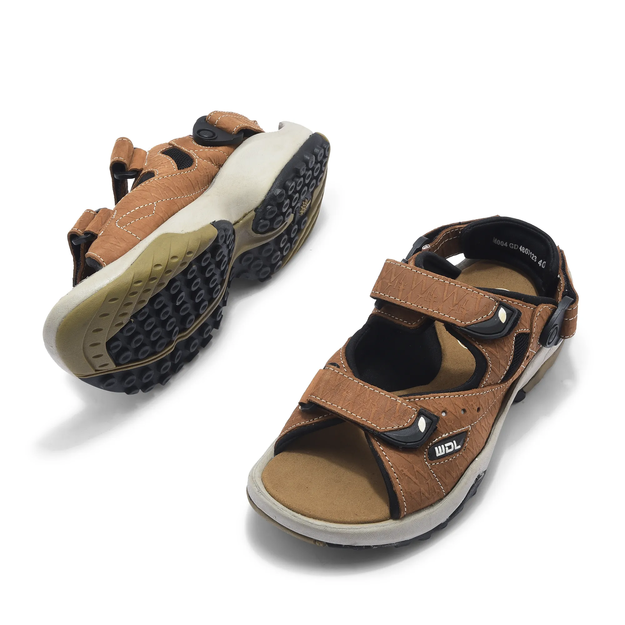 Woodland Men Cashew Brown Sandals - Thumbnail 5