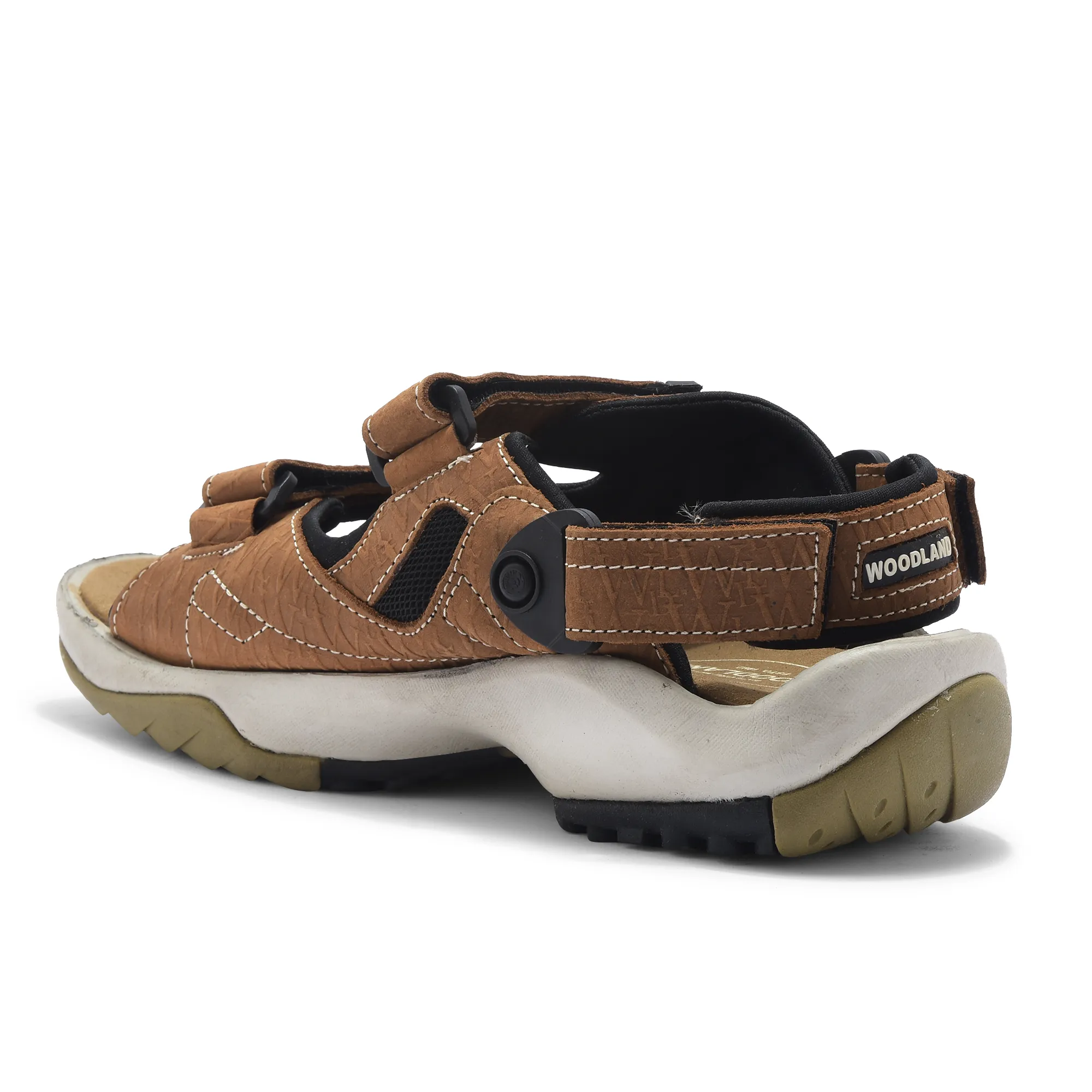 Woodland Men Cashew Brown Sandals - Thumbnail 6