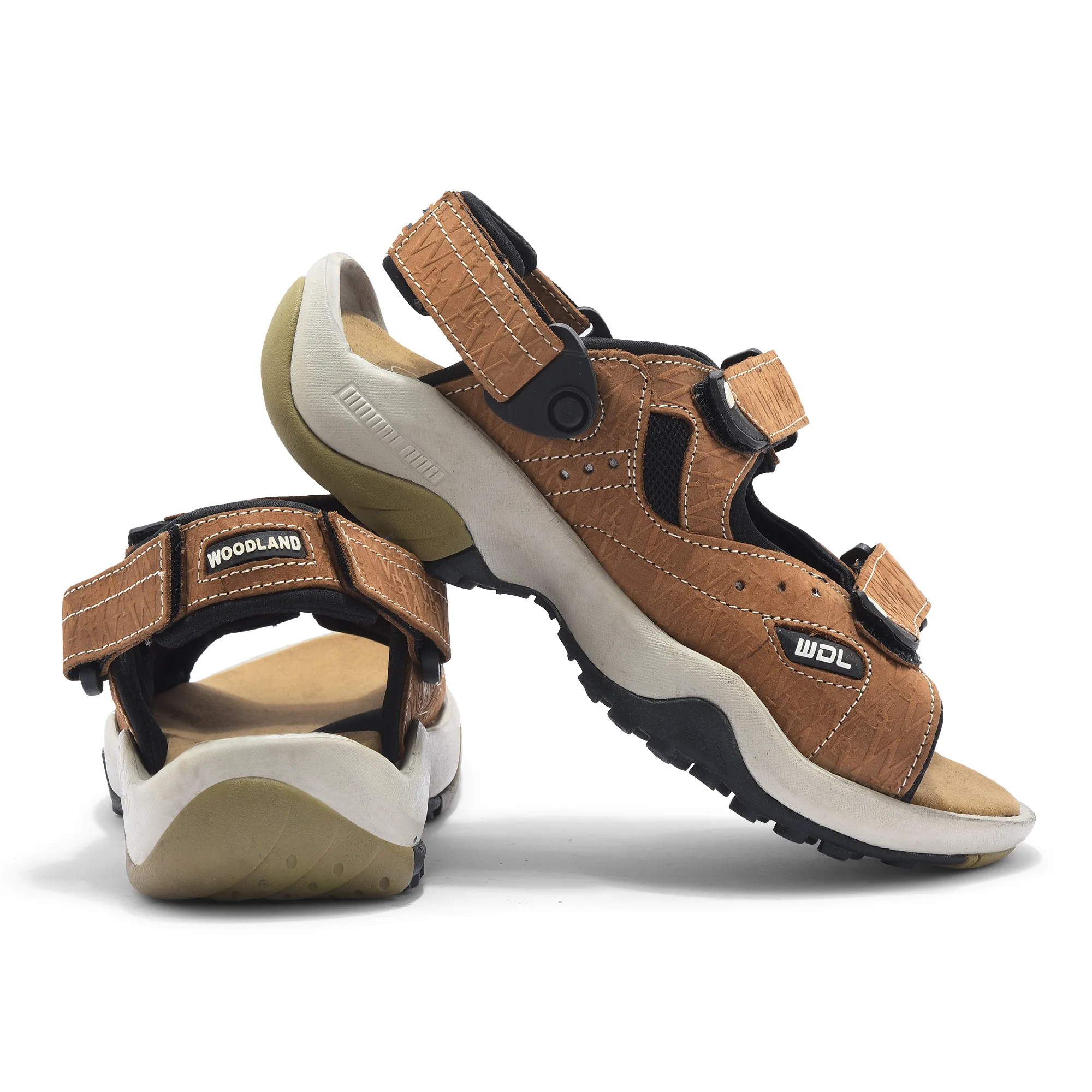 Woodland Men Cashew Brown Sandals - Thumbnail 10