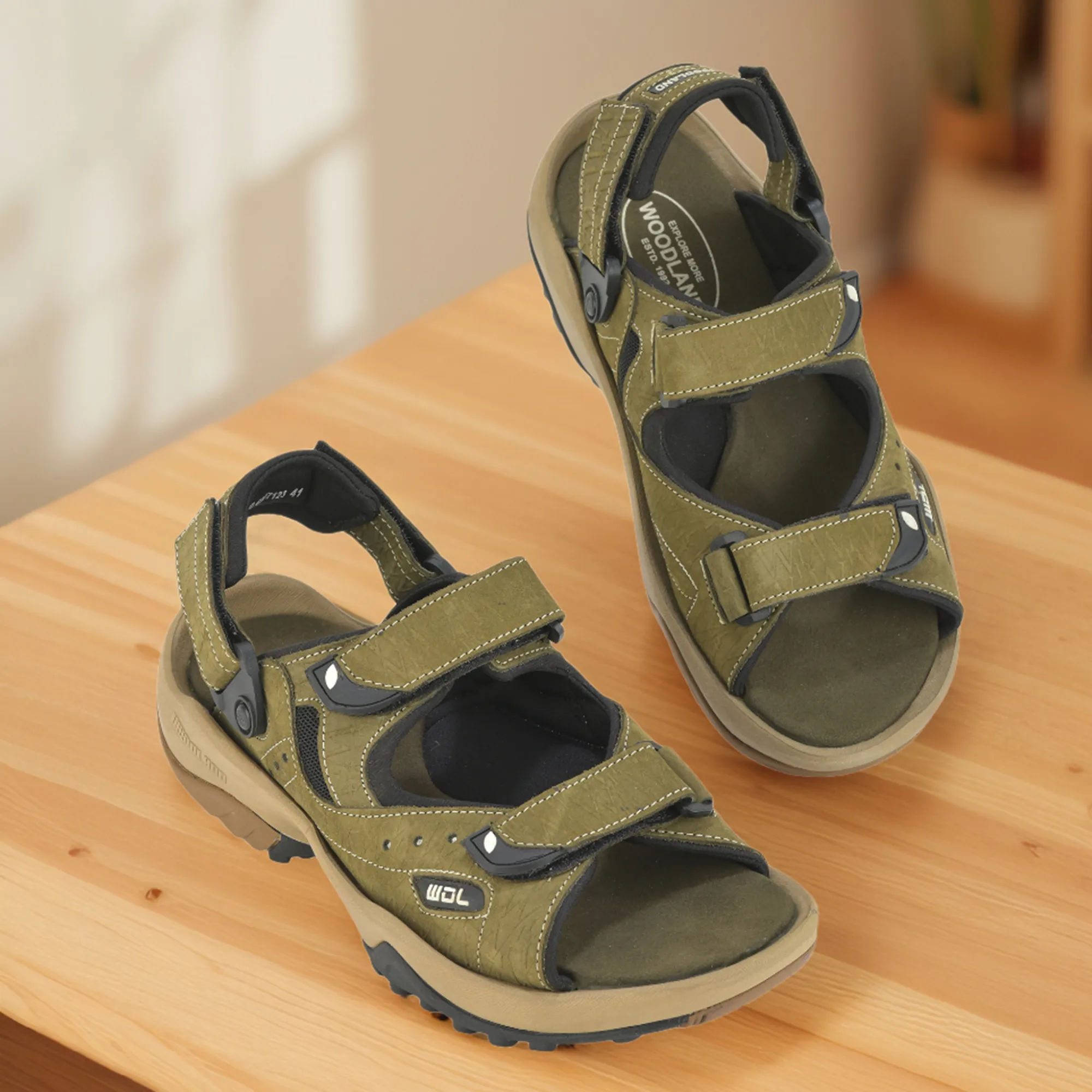 woodland-men-olive-green-sandals