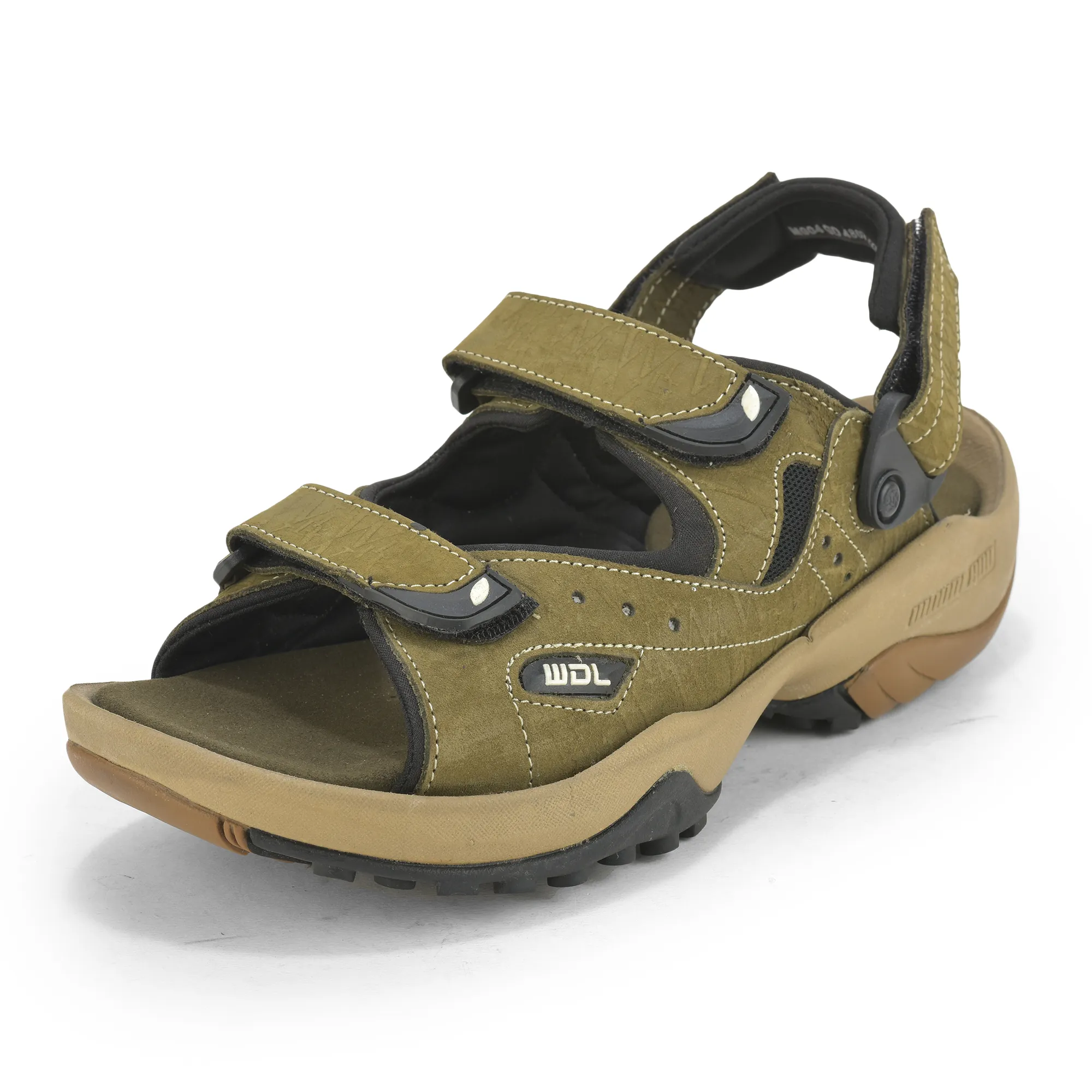 Woodland Men Olive Green Sandals - Thumbnail 11