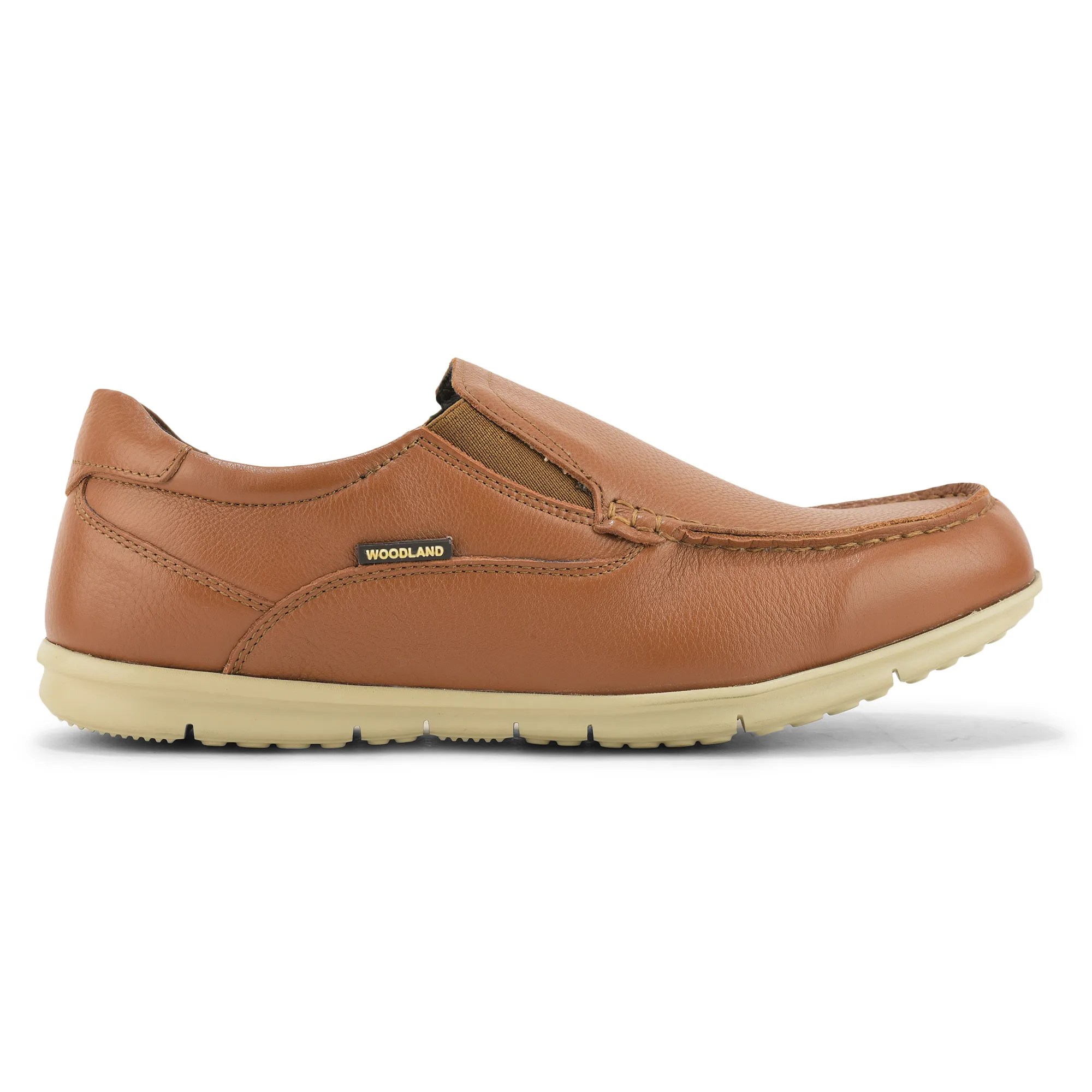 Woodland Camel Casual Lace Up Shoes For Men - Thumbnail 2