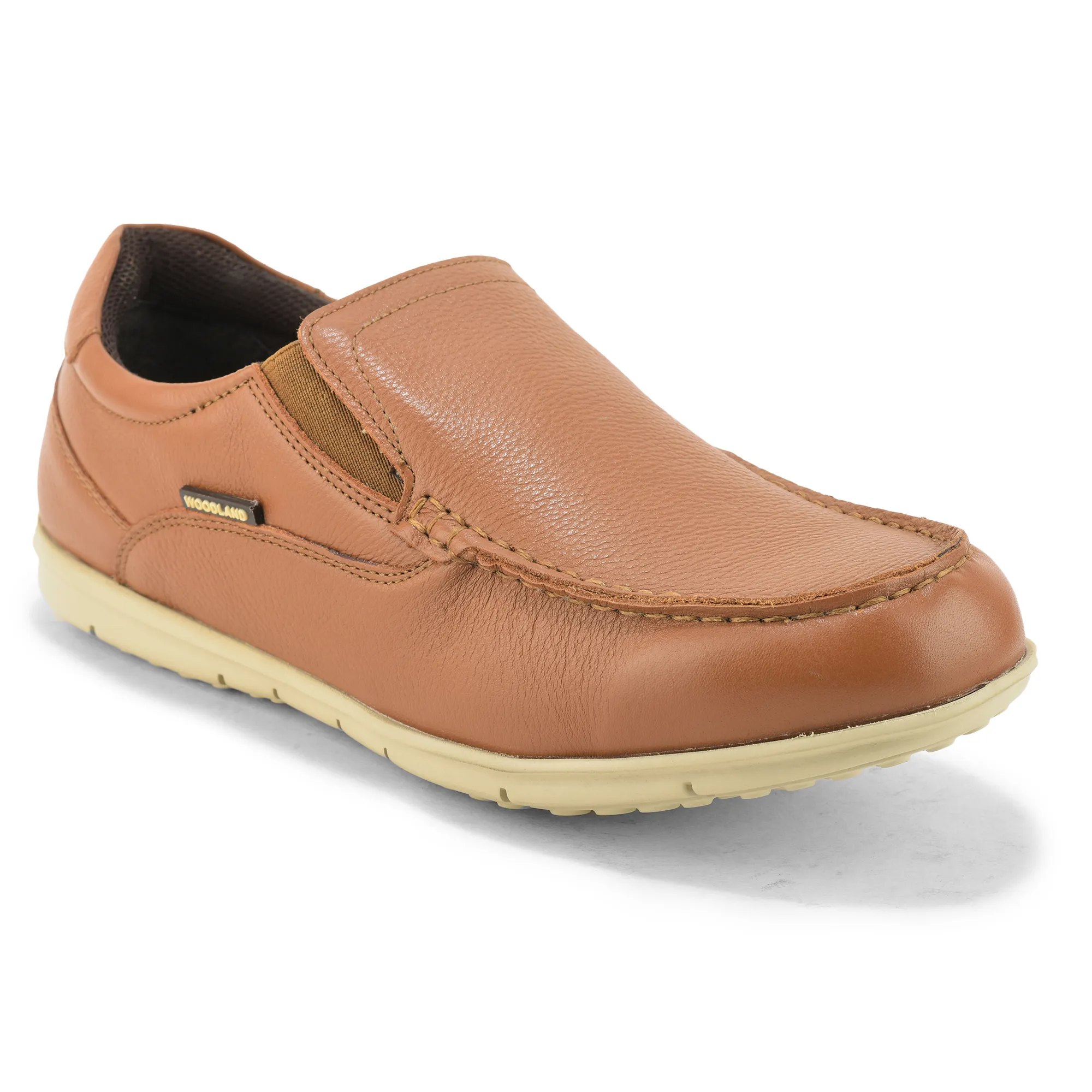 Woodland Camel Casual Lace Up Shoes For Men - Thumbnail 3