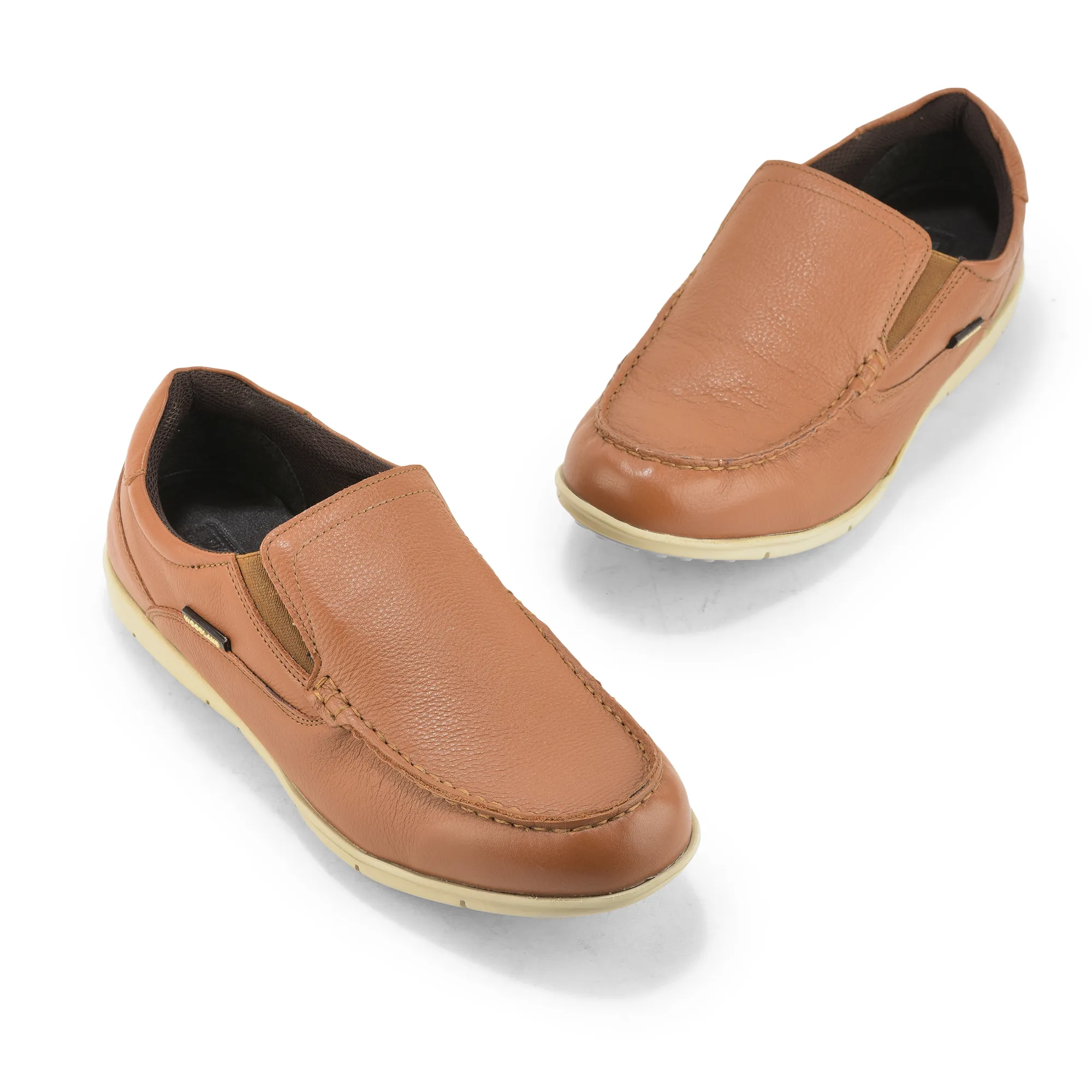Woodland Camel Casual Lace Up Shoes For Men - Thumbnail 4
