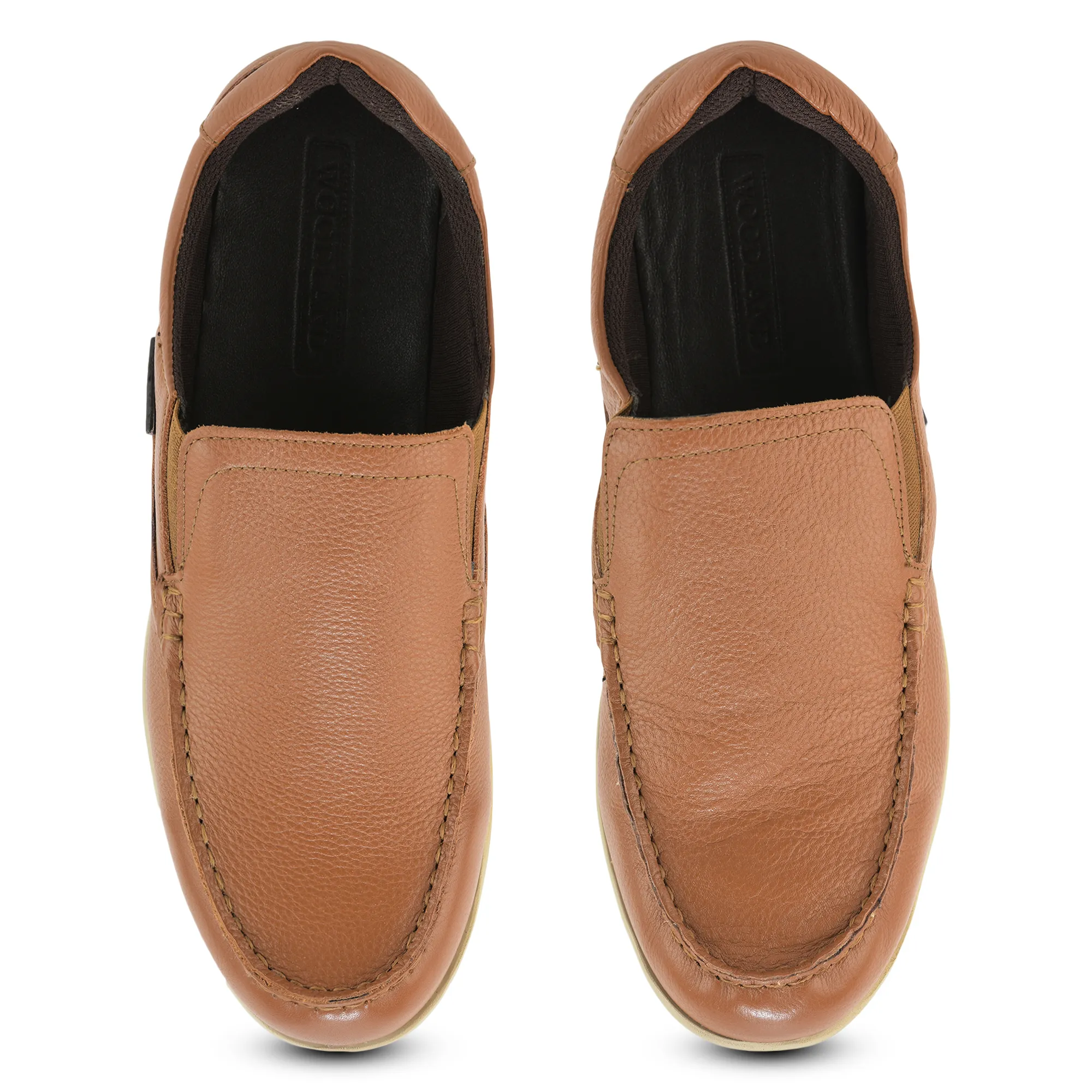Woodland Camel Casual Lace Up Shoes For Men - Thumbnail 5