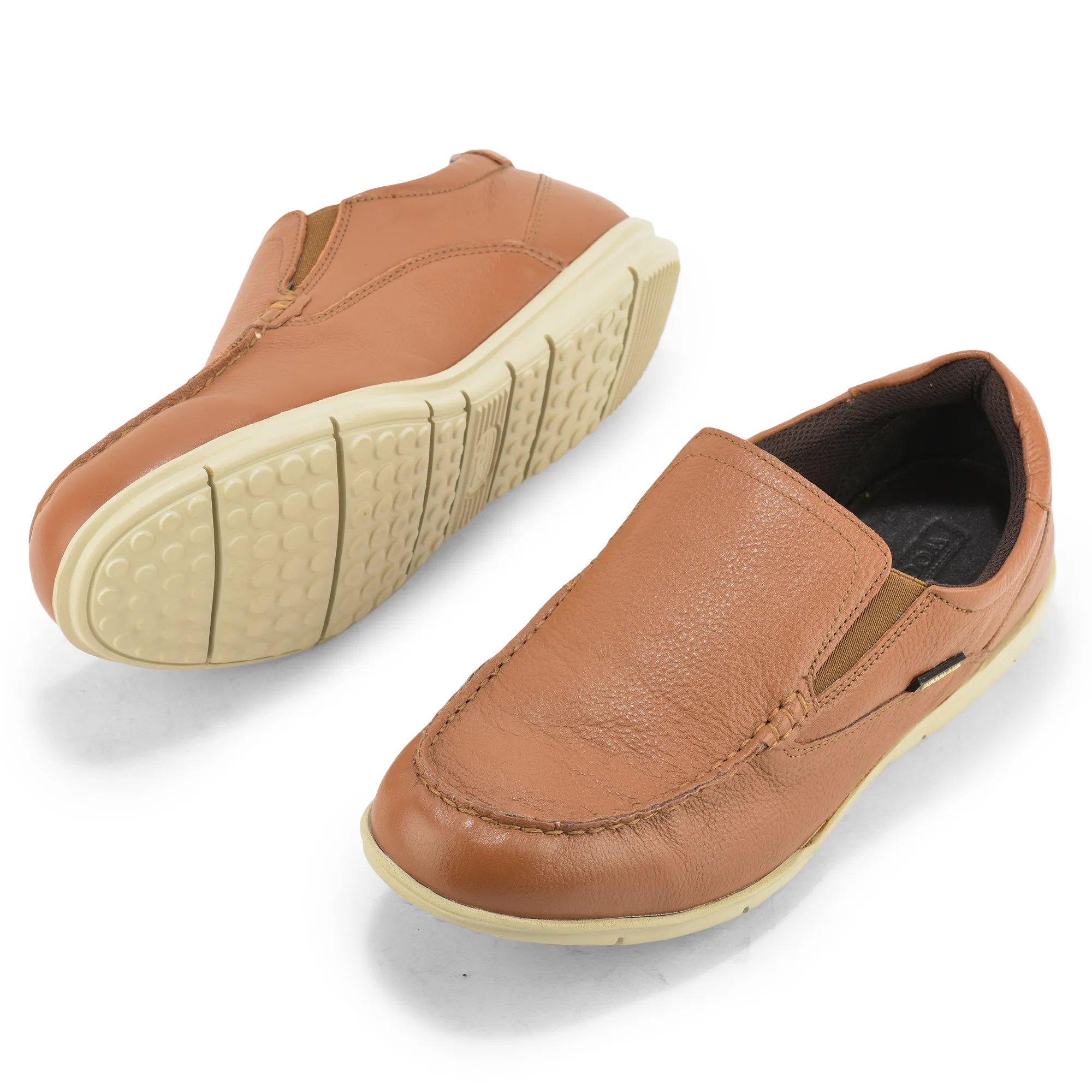 Woodland Camel Casual Lace Up Shoes For Men - Thumbnail 6